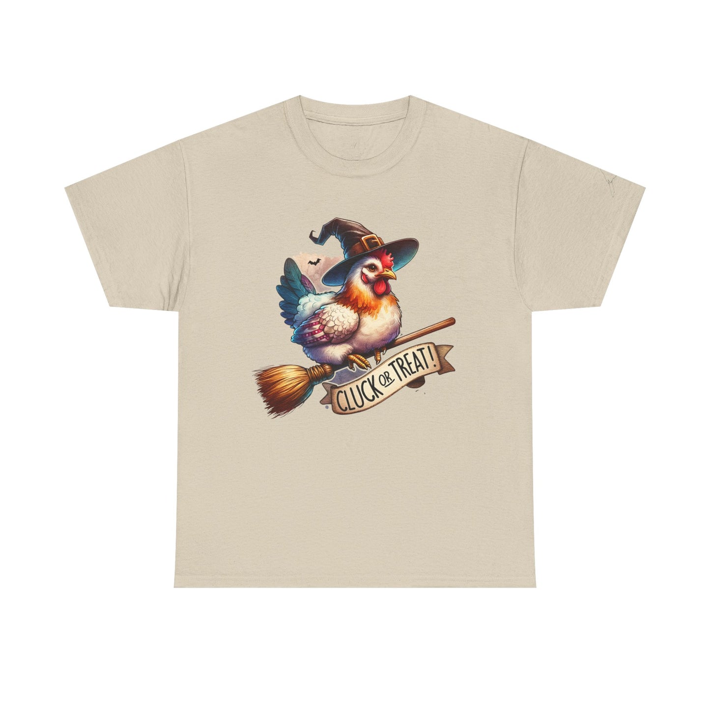Cluck Or Treat Chicken Witch Tee