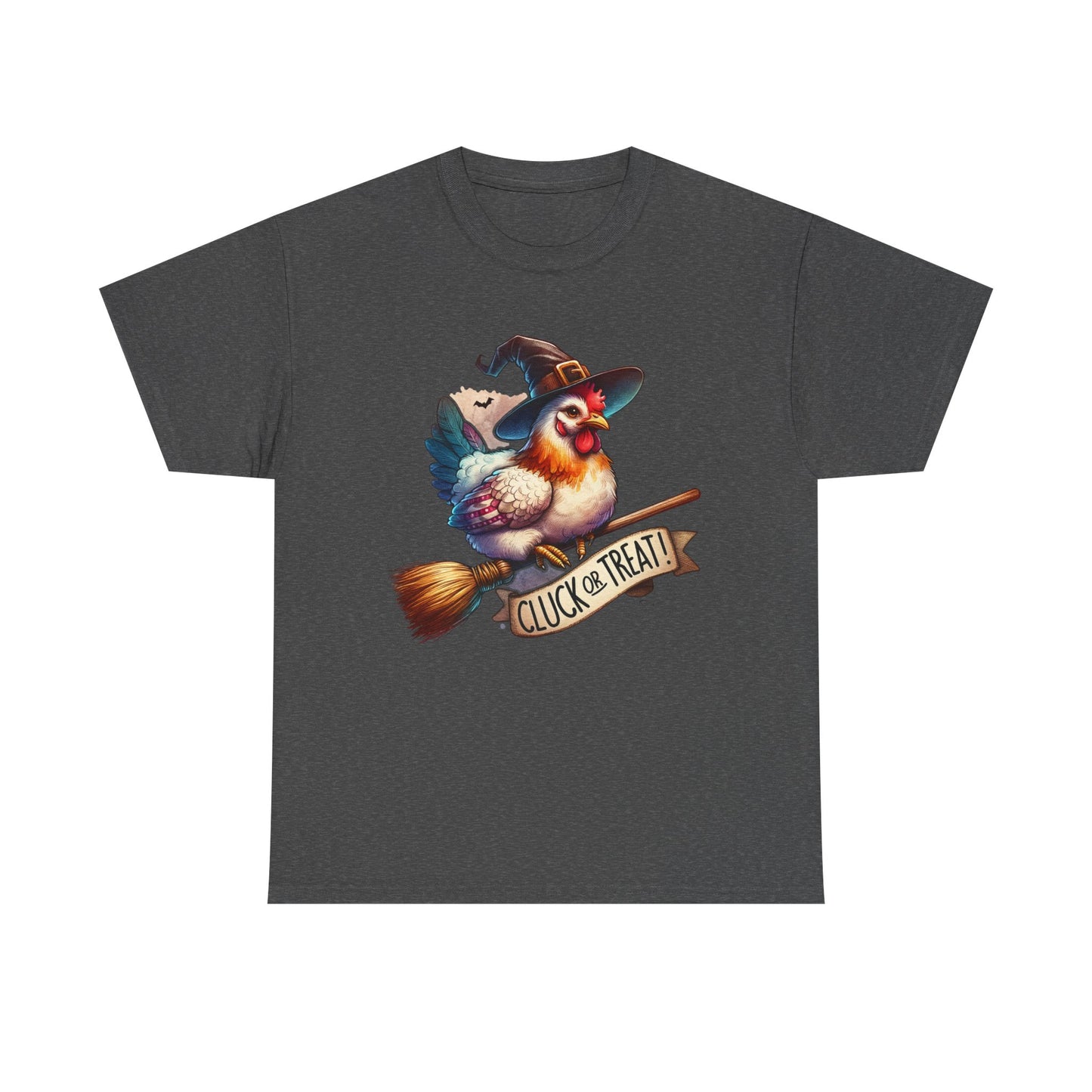 Cluck Or Treat Chicken Witch Tee