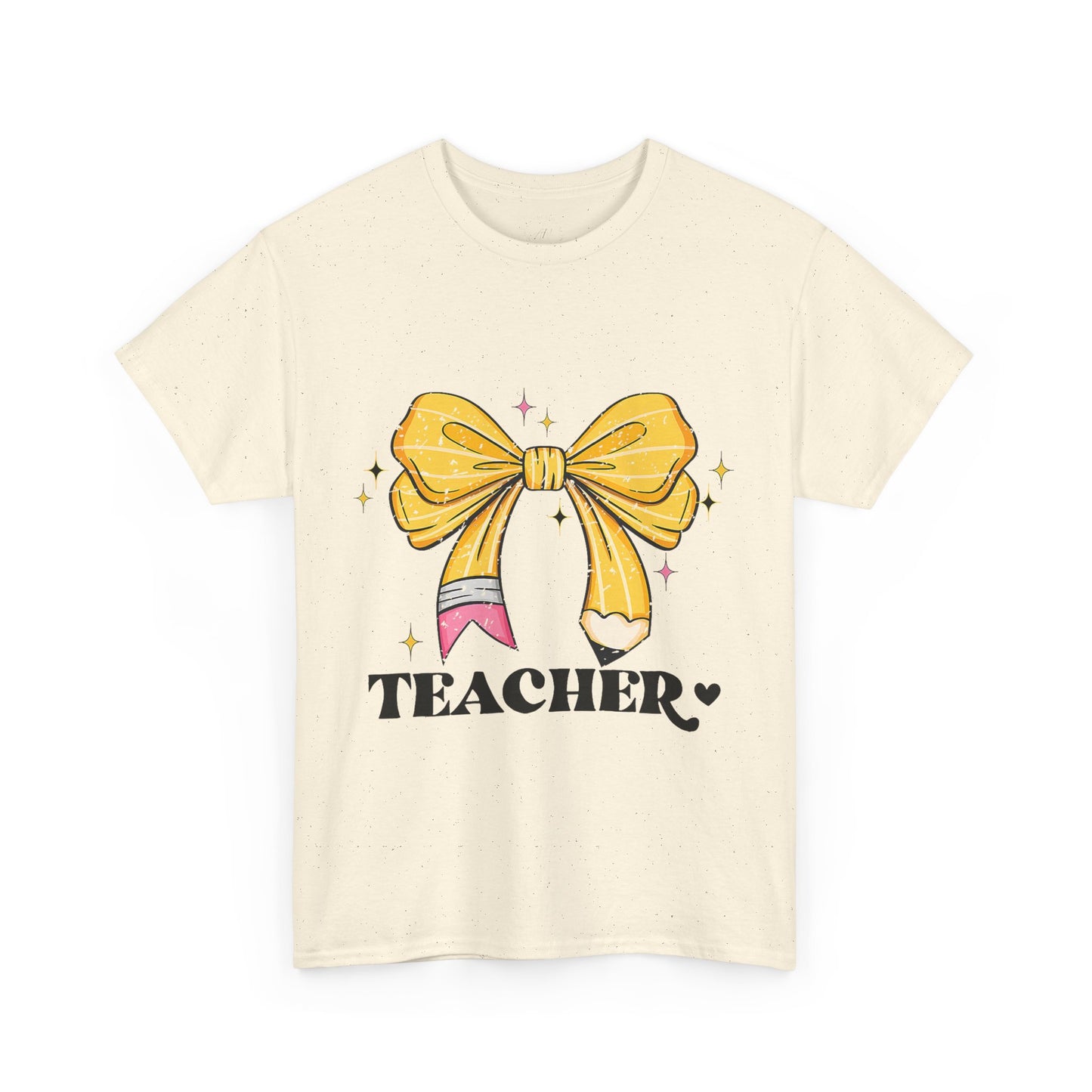 Teacher Pencil Bow unisex t-shirt
