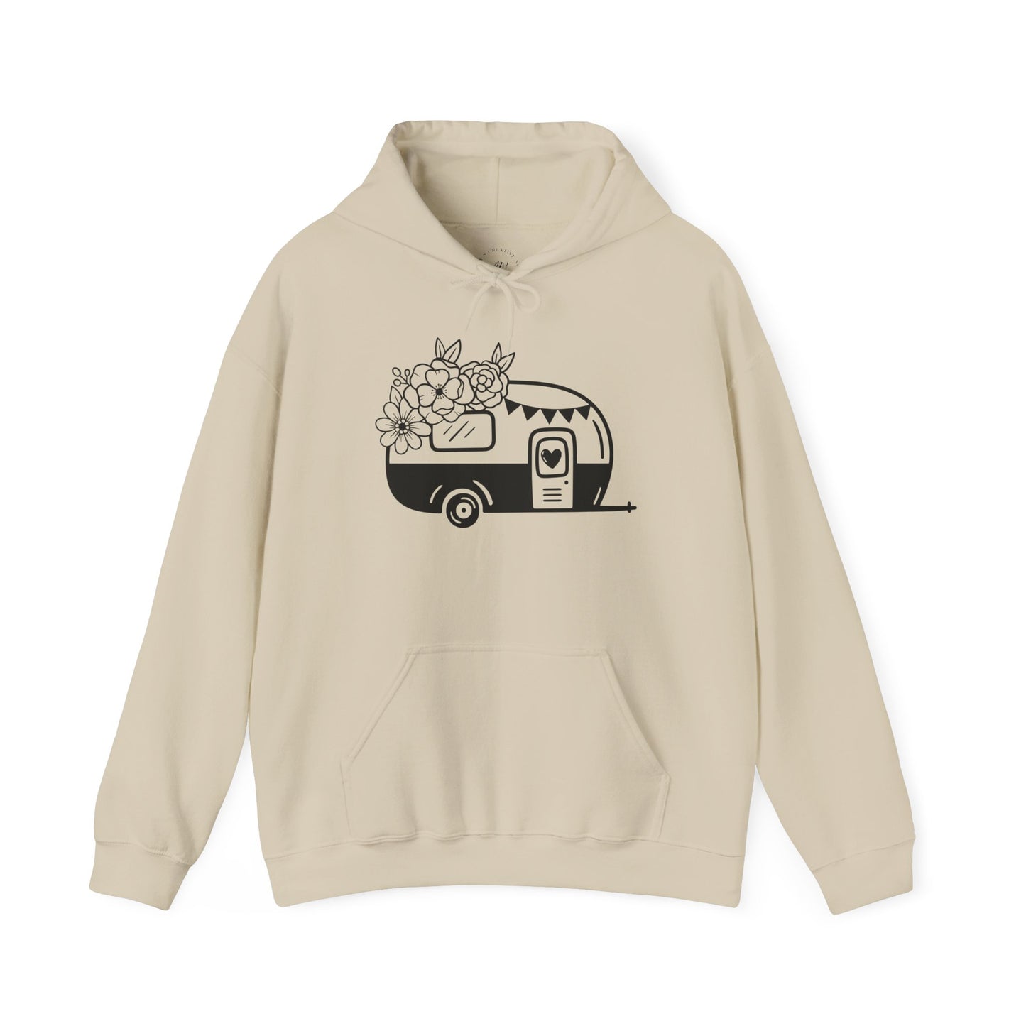 Floral Vintage Camper Hoodie