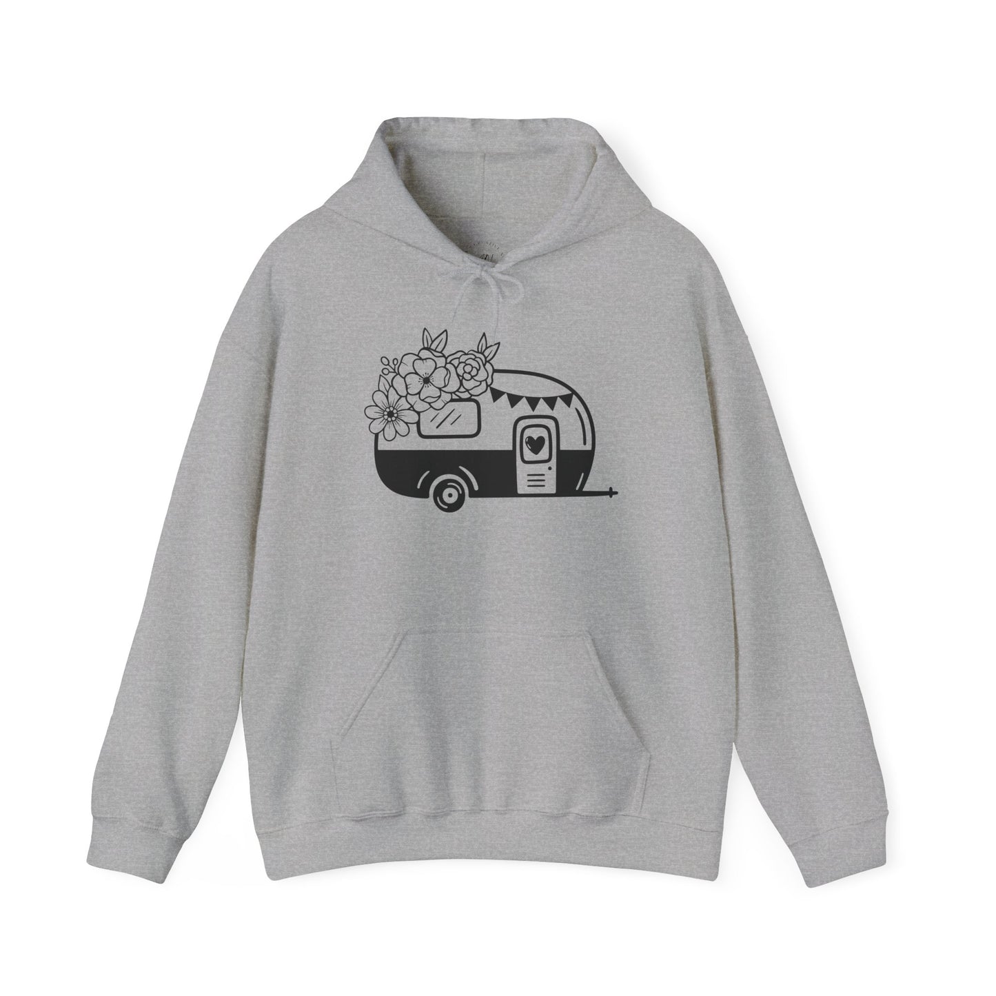Floral Vintage Camper Hoodie
