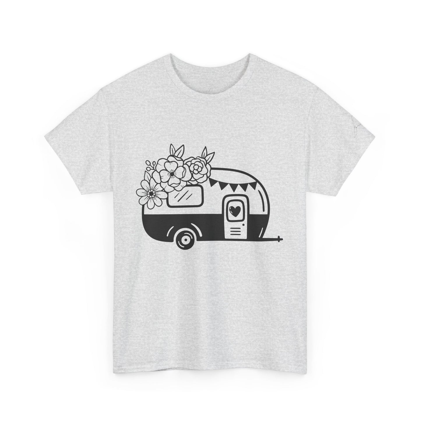 Floral Vintage Camper Tee