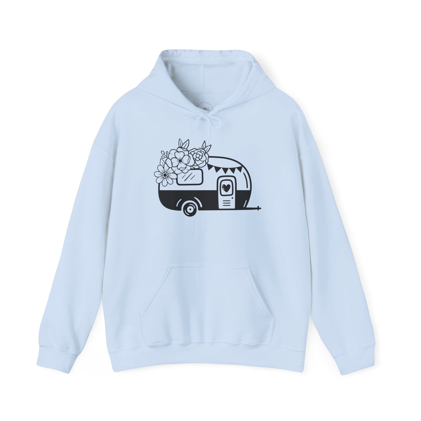Floral Vintage Camper Hoodie