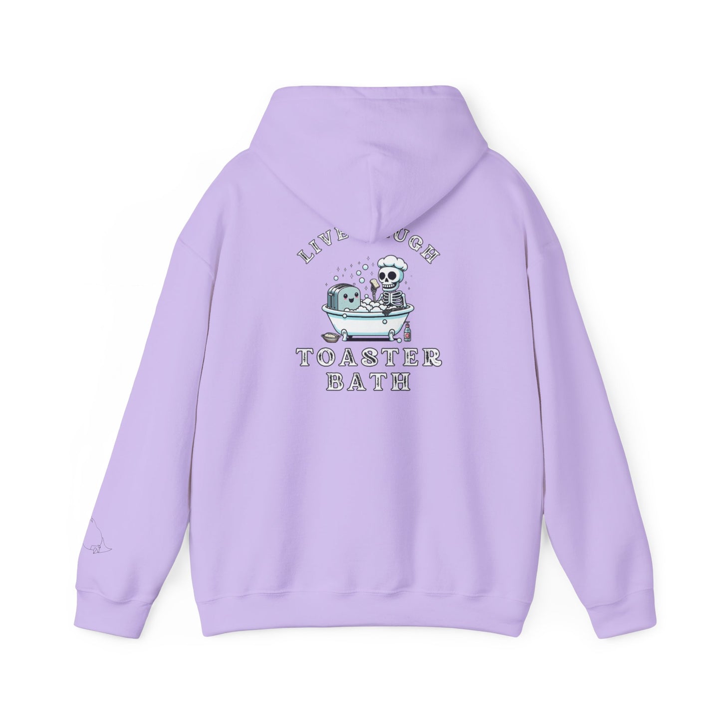 Live Laugh Toaster Bath unisex hoodie