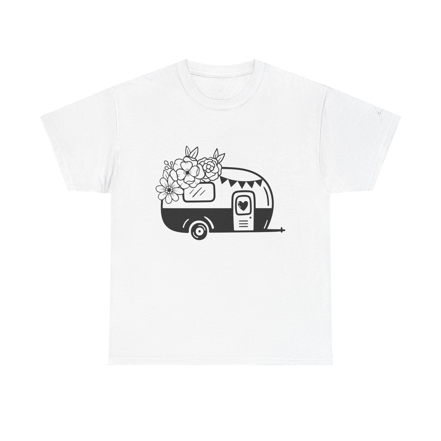 Floral Vintage Camper Tee