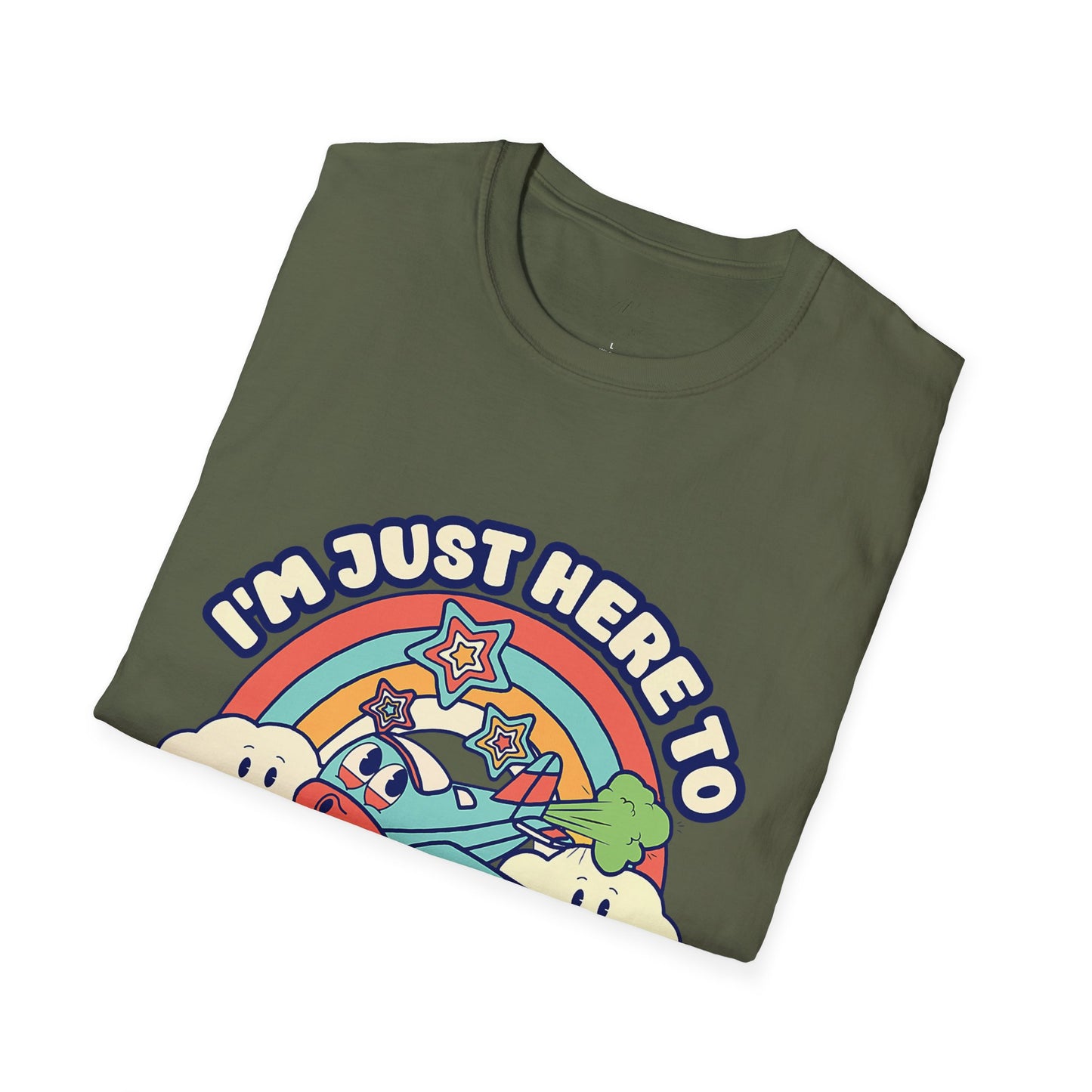 Here To Crop Dust Tee