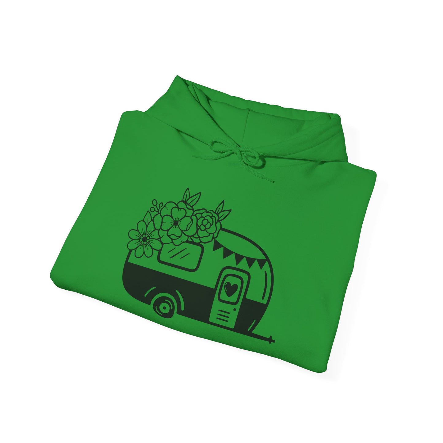 Floral Vintage Camper Hoodie