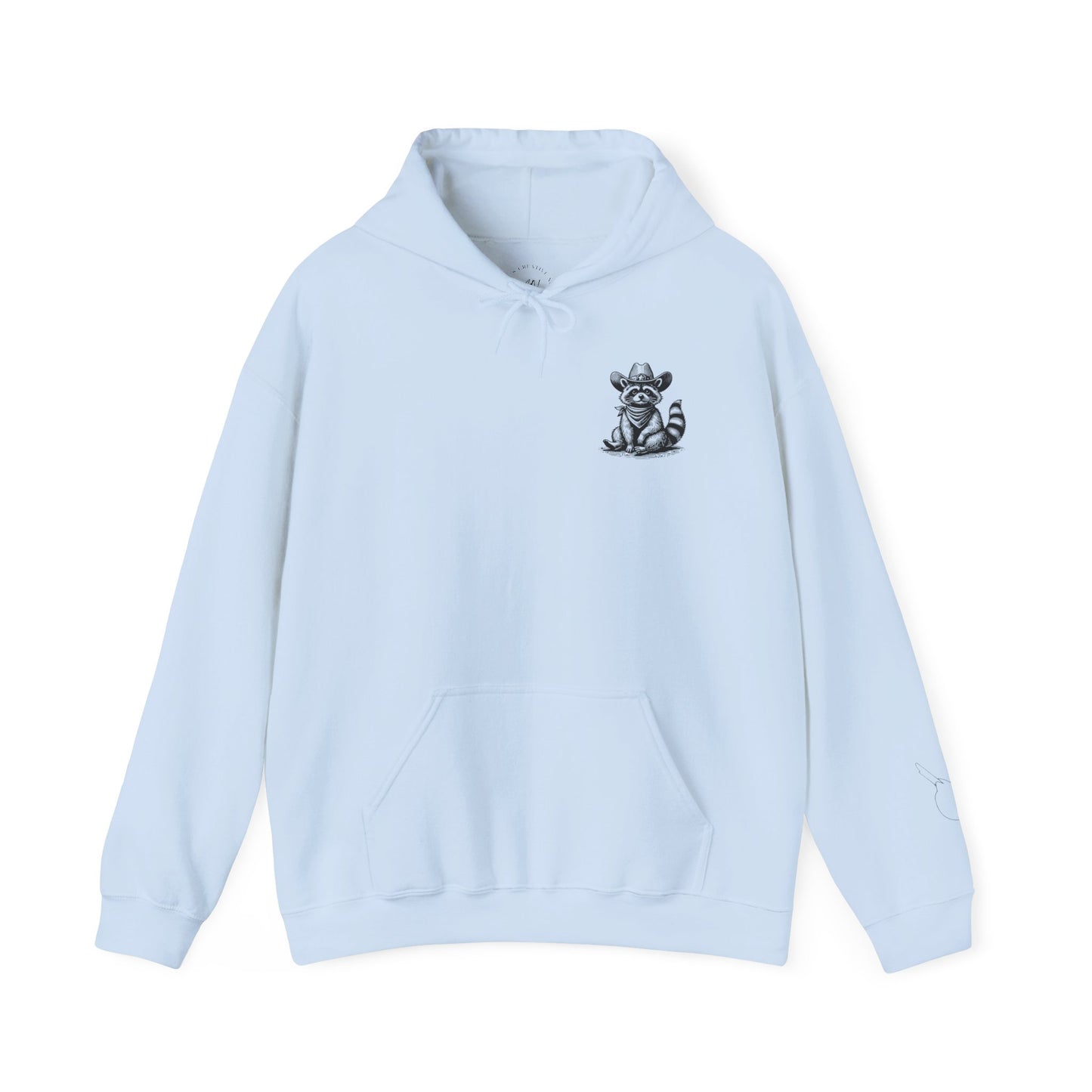Cowboy Raccoon unisex hoodie