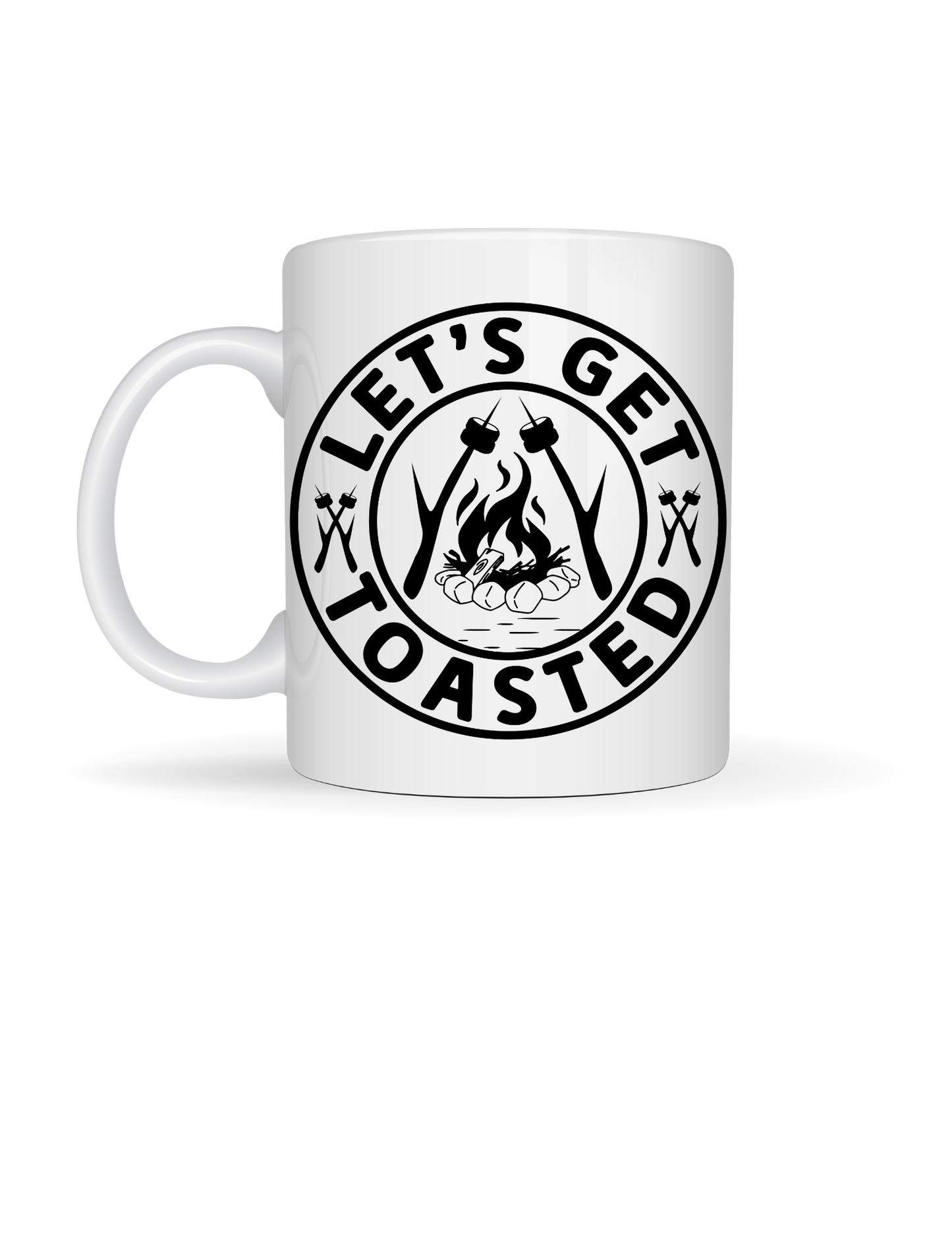Let's Get Toasted 15oz ceramic mug