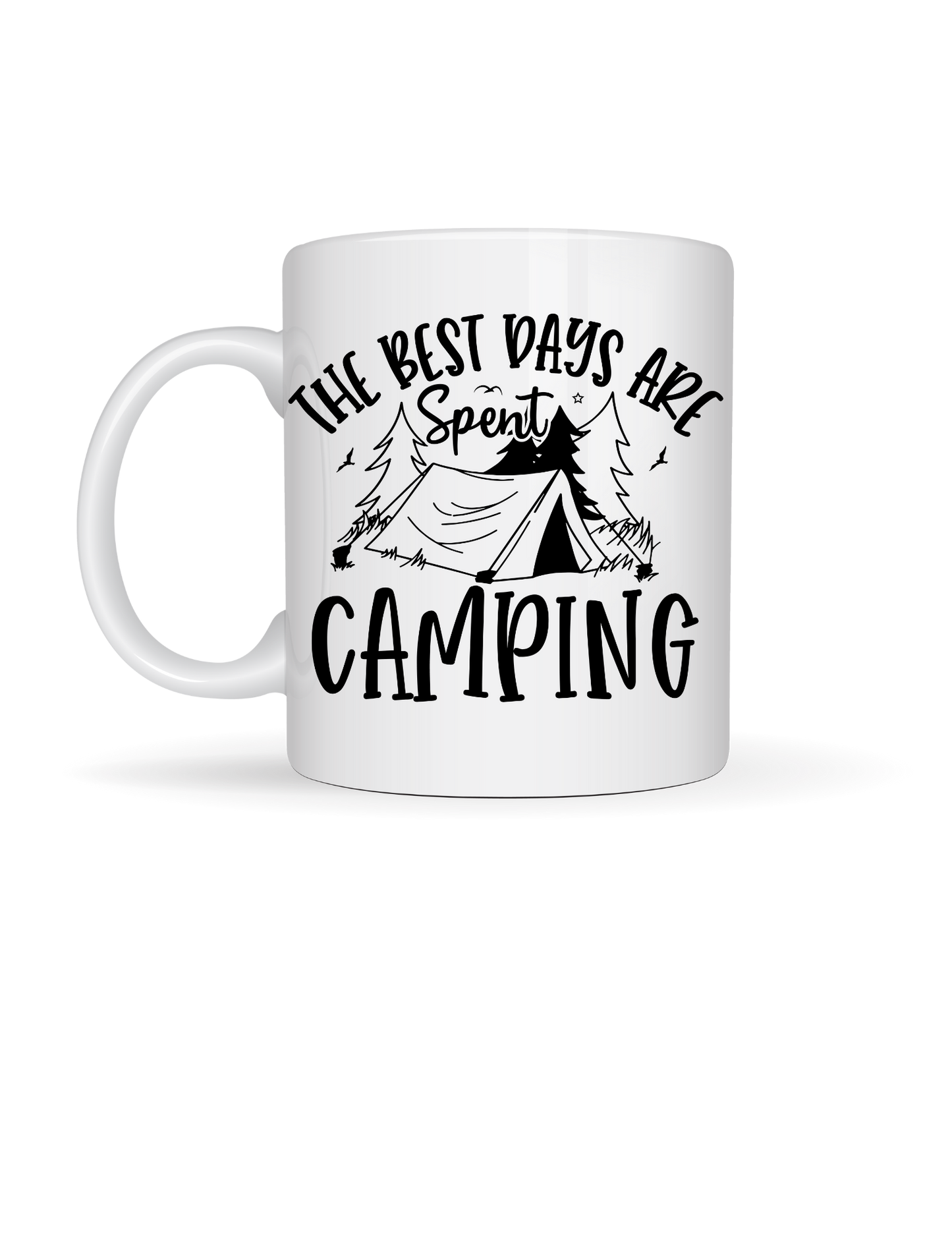 Best Days Are Spent Camping 15oz ceramic mug