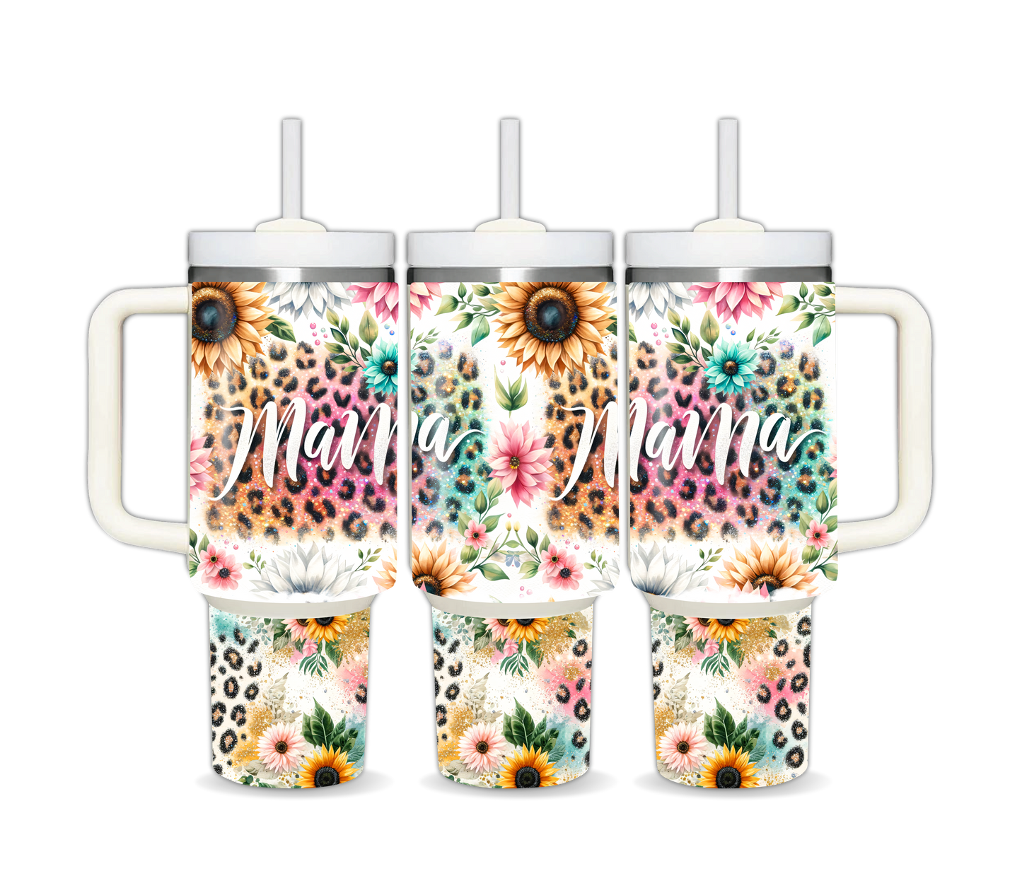 Cheetah Mama - 40oz tumbler