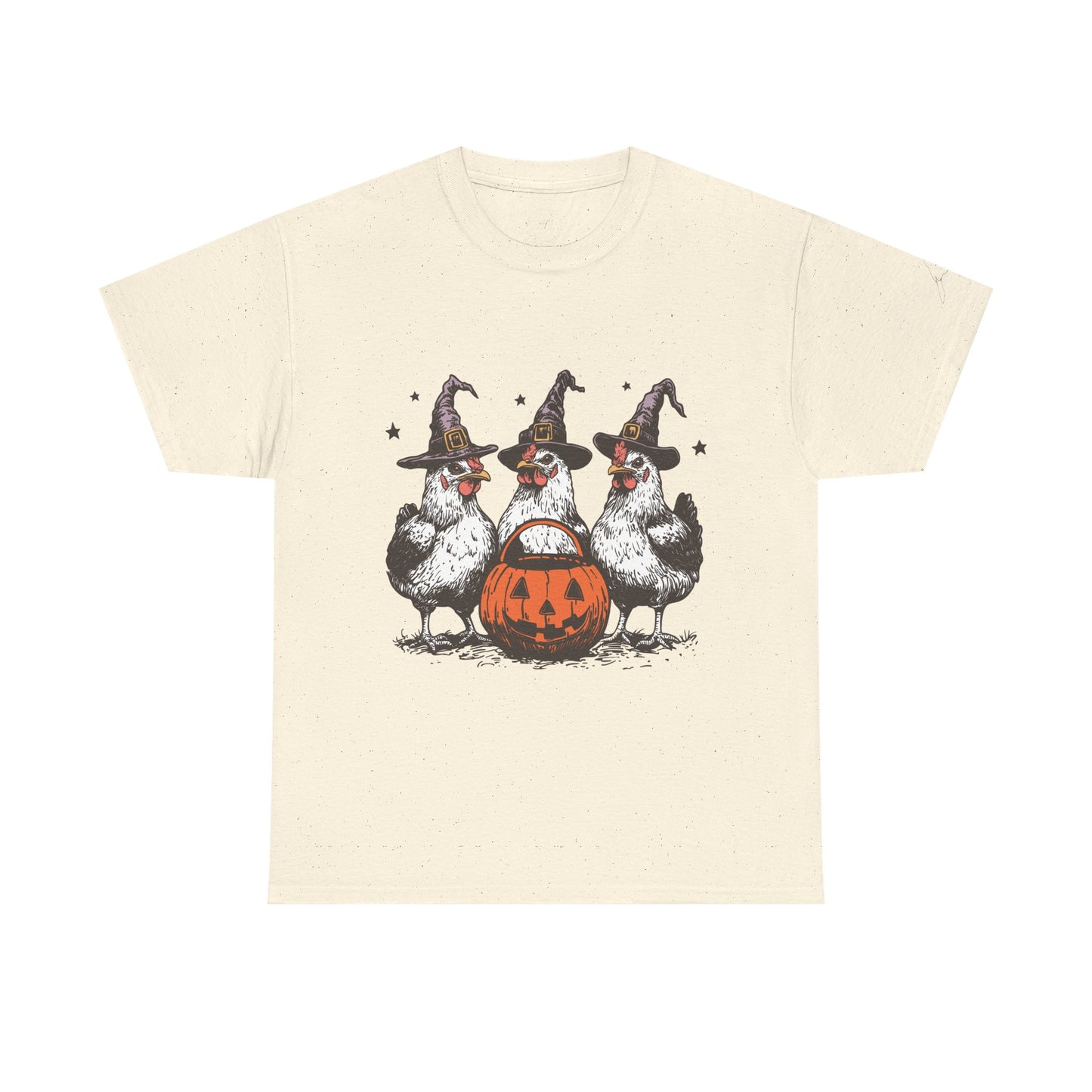 Halloween Witch Chickens Unisex Tee