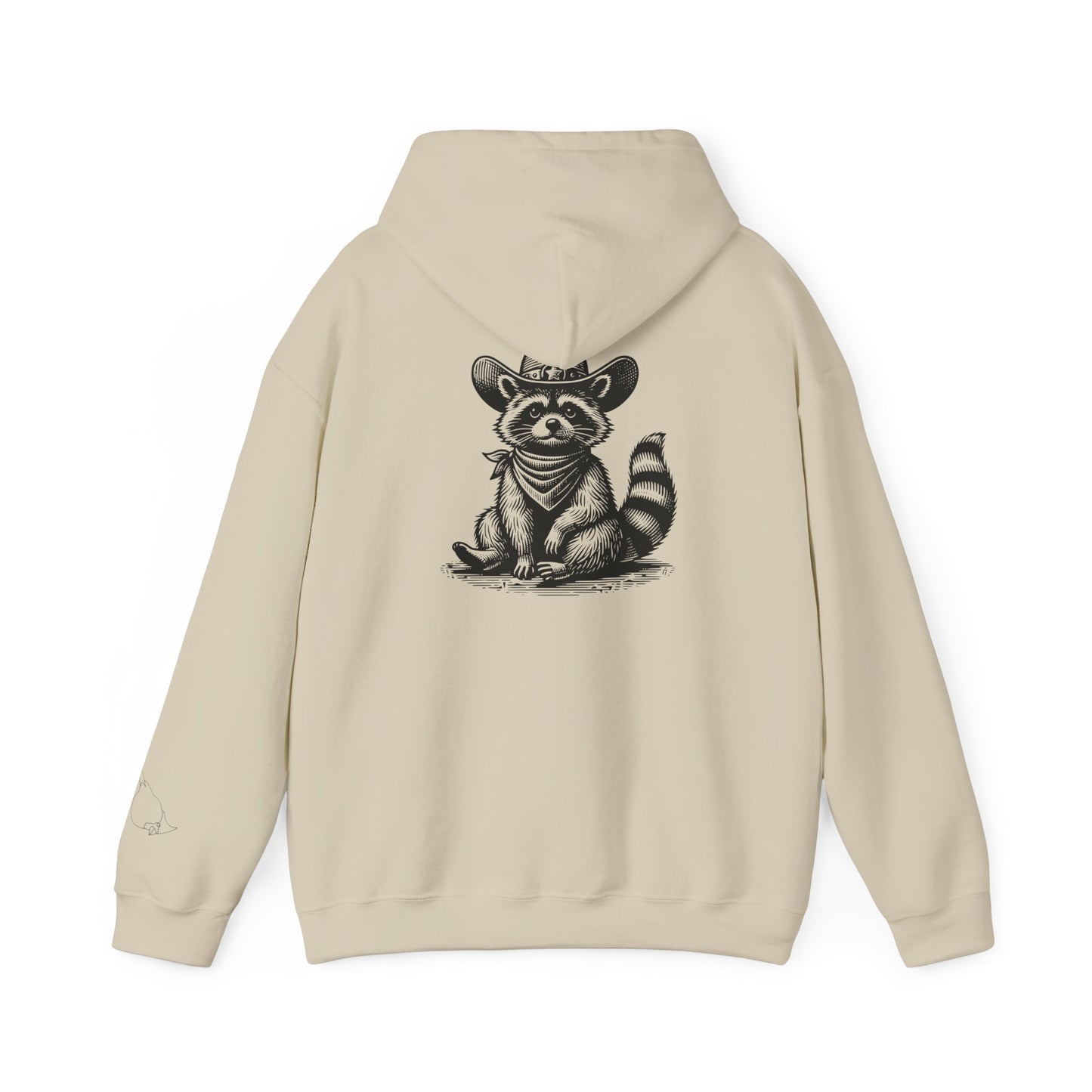 Cowboy Raccoon unisex hoodie