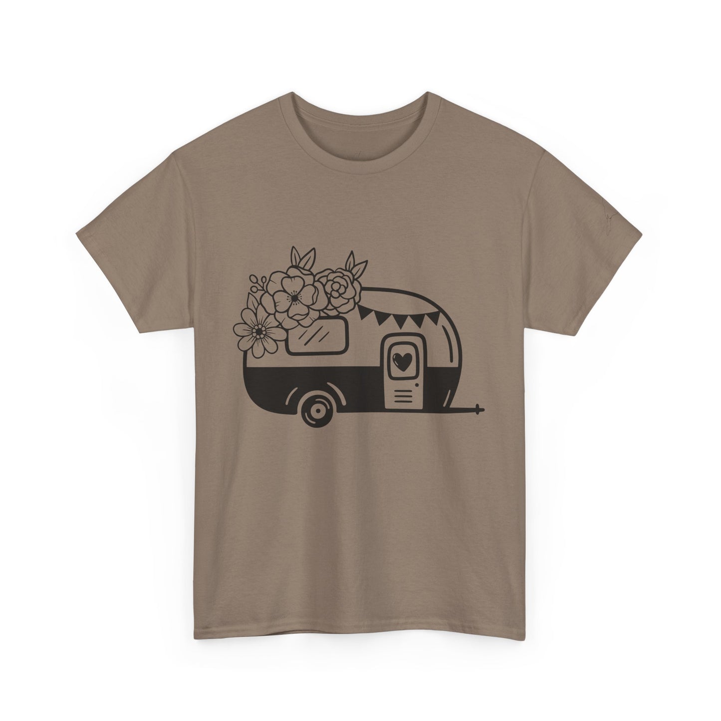 Floral Vintage Camper Tee