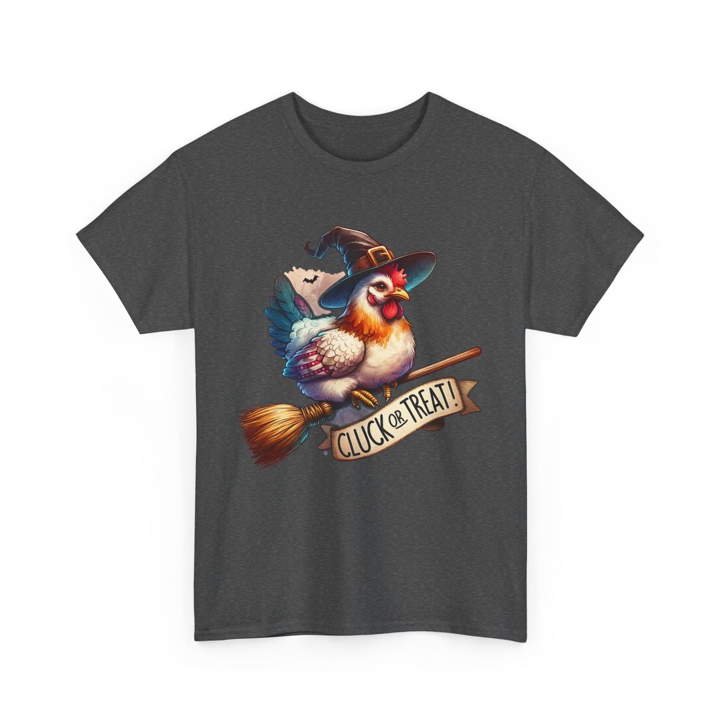 Cluck Or Treat Chicken Witch Tee