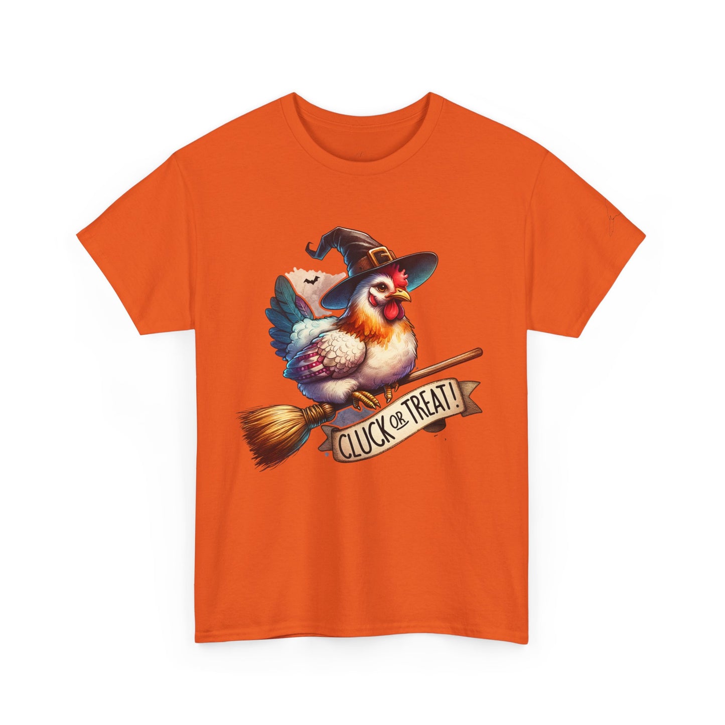 Cluck Or Treat Chicken Witch Tee