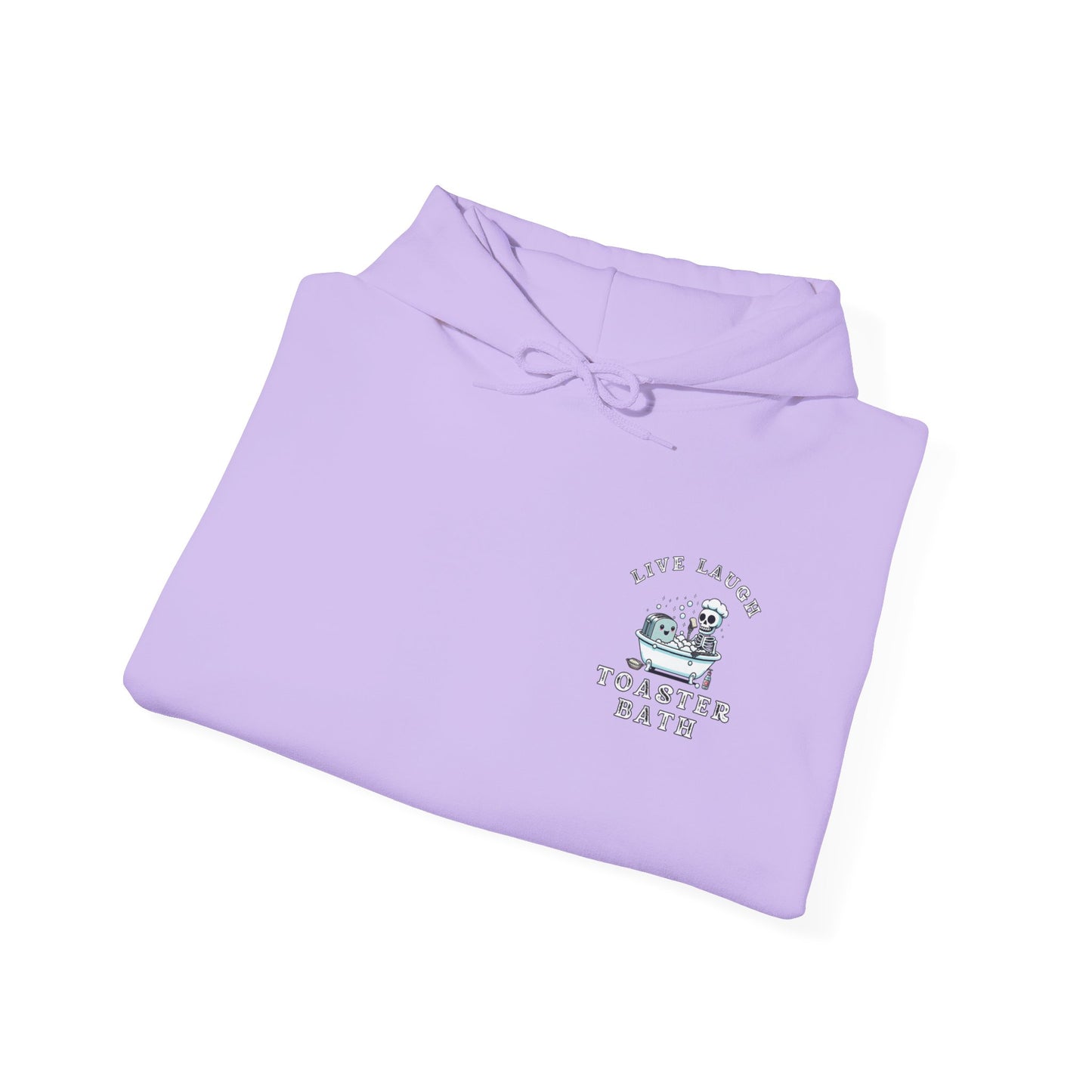 Live Laugh Toaster Bath unisex hoodie