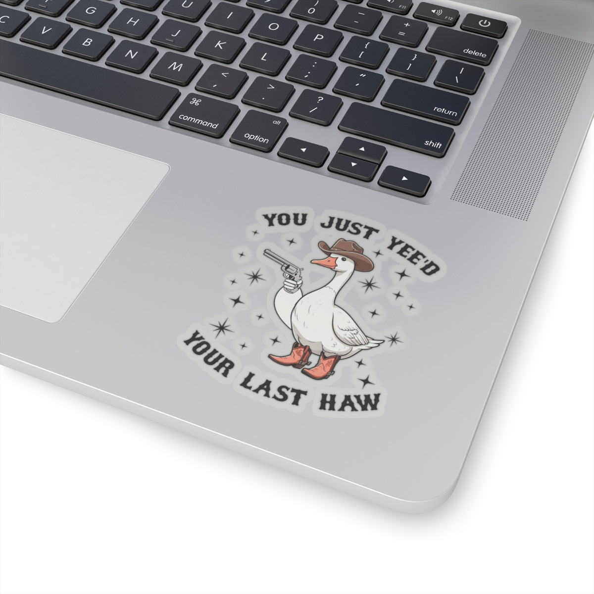 Cowboy goose sticker