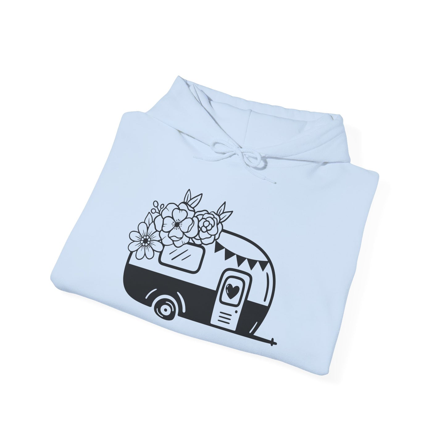 Floral Vintage Camper Hoodie