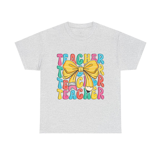 Cute Teacher Appreciation Tee, Unisex Teacher Shirt, Back to School Gift, Classroom Humor T-Shirt, Fun Teacher Gift