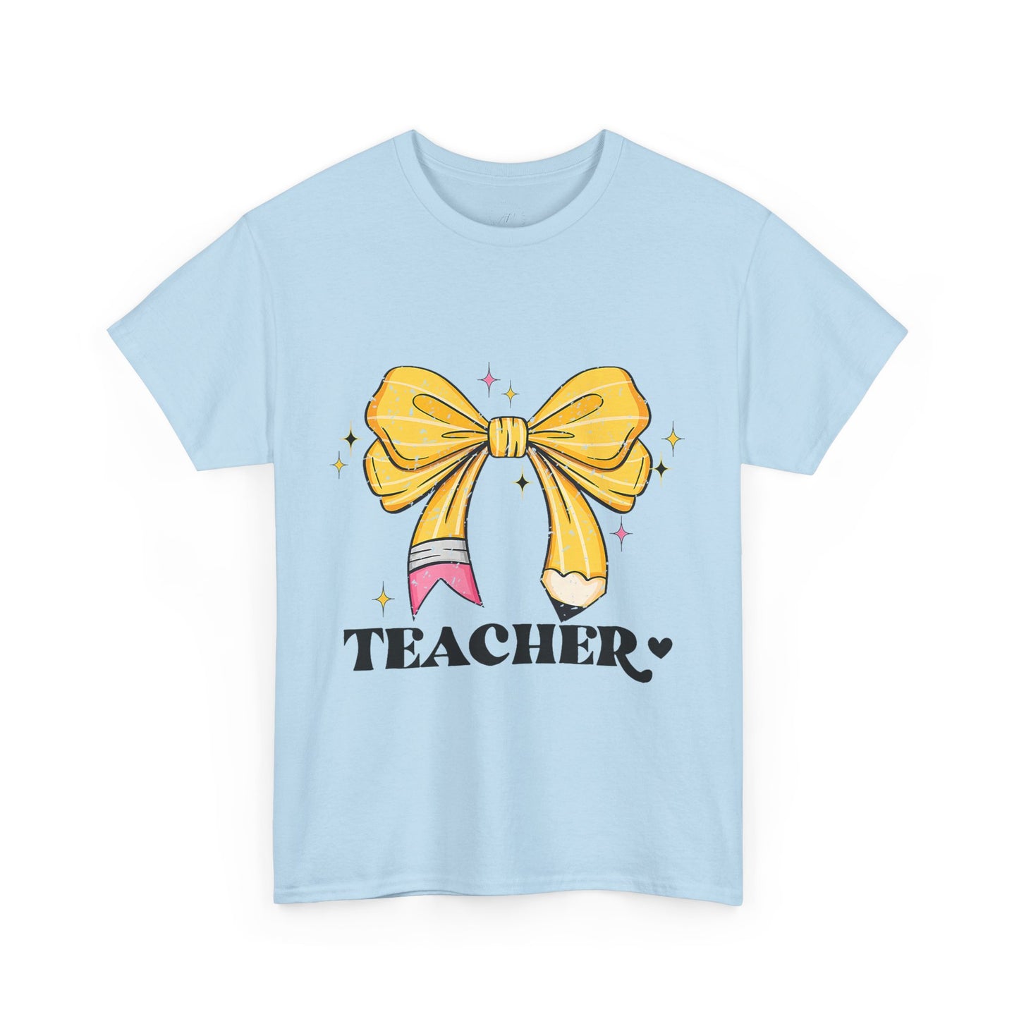 Teacher Pencil Bow unisex t-shirt