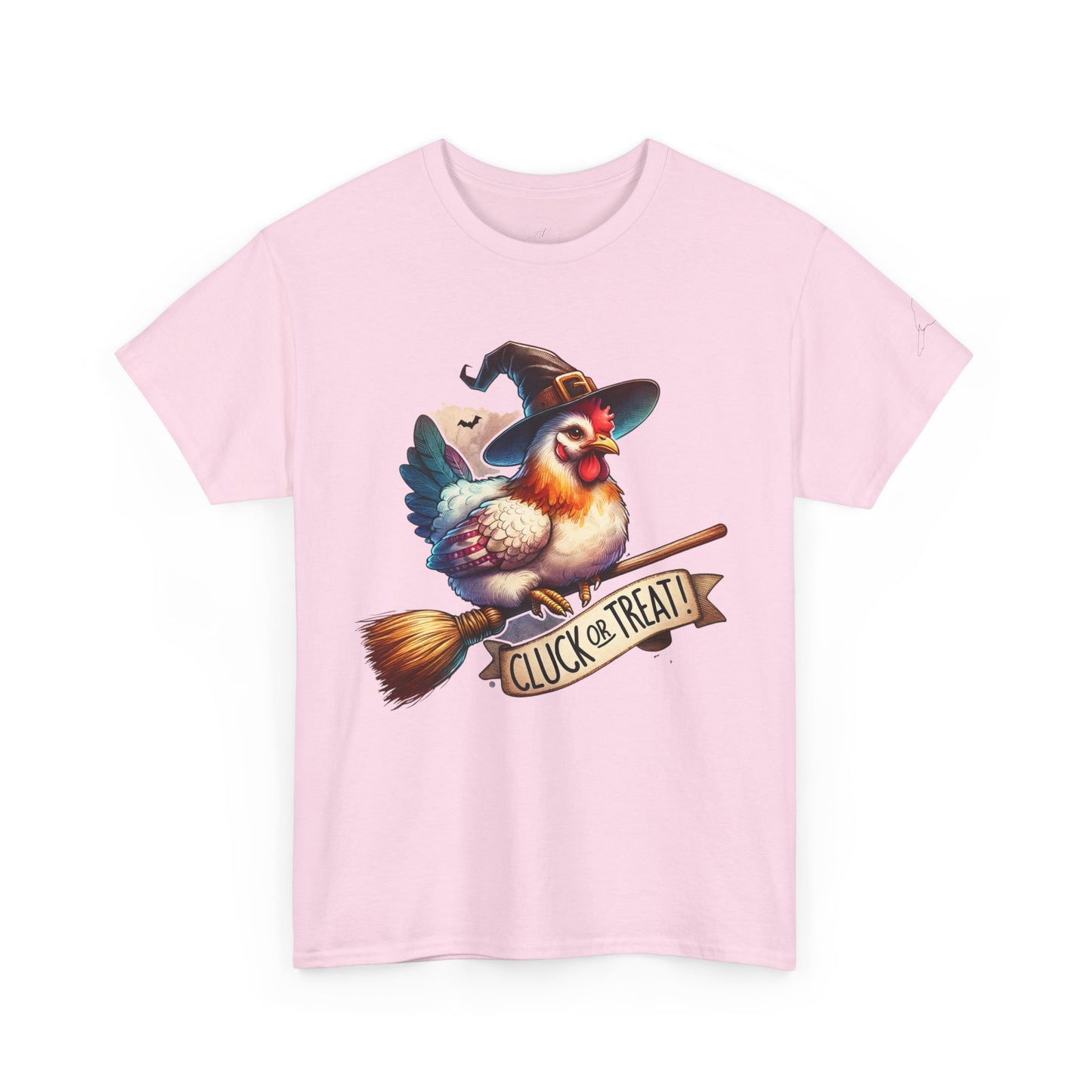 Cluck Or Treat Chicken Witch Tee