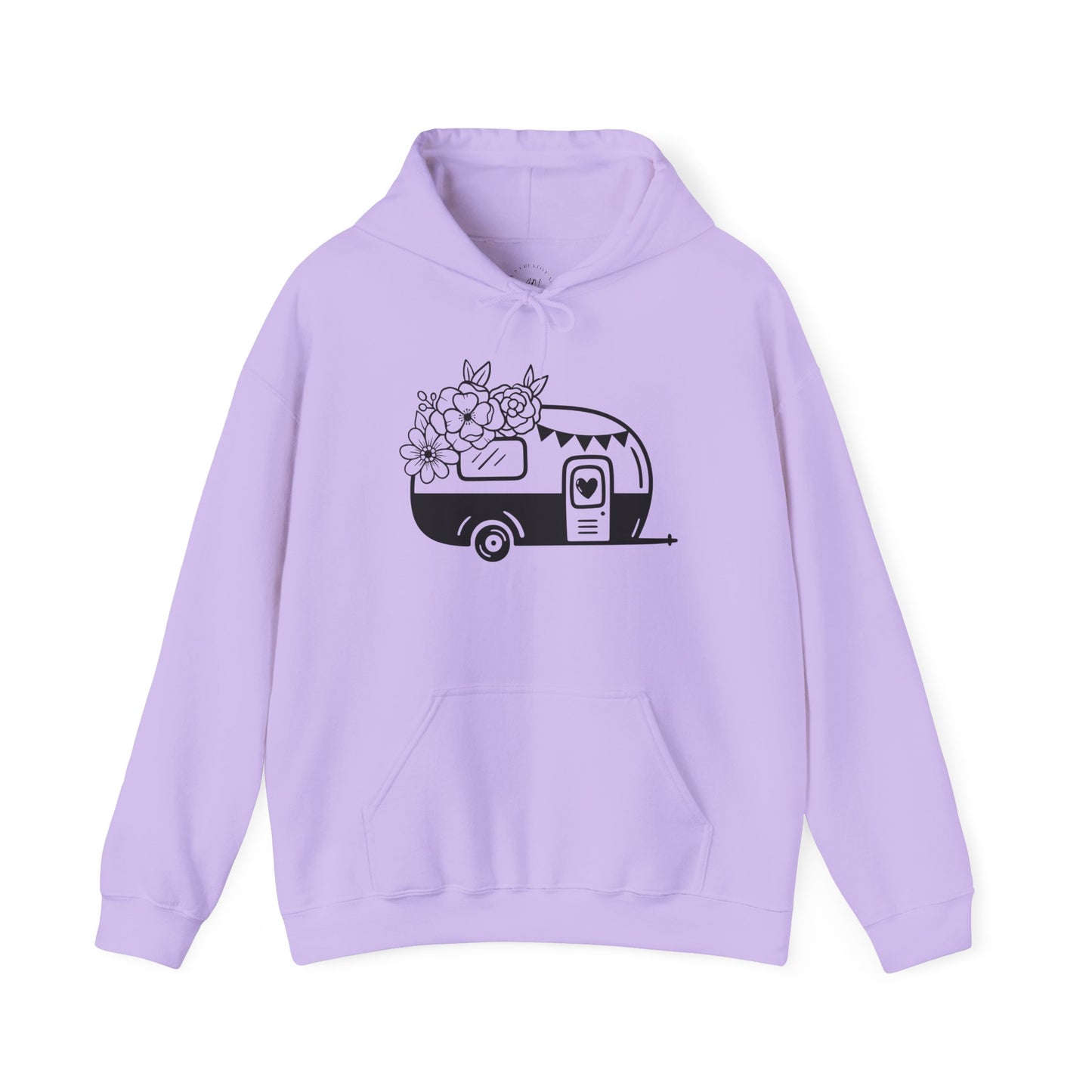 Floral Vintage Camper Hoodie