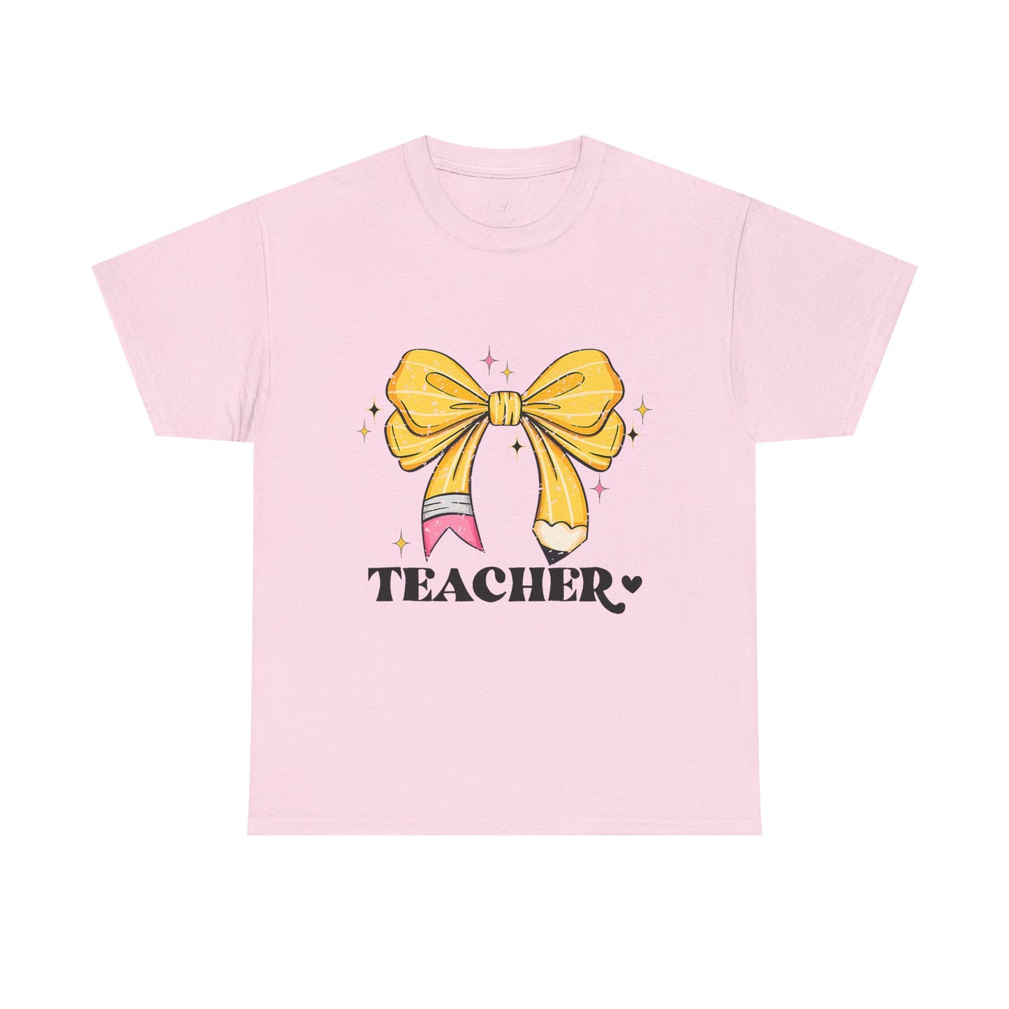 Teacher Pencil Bow unisex t-shirt