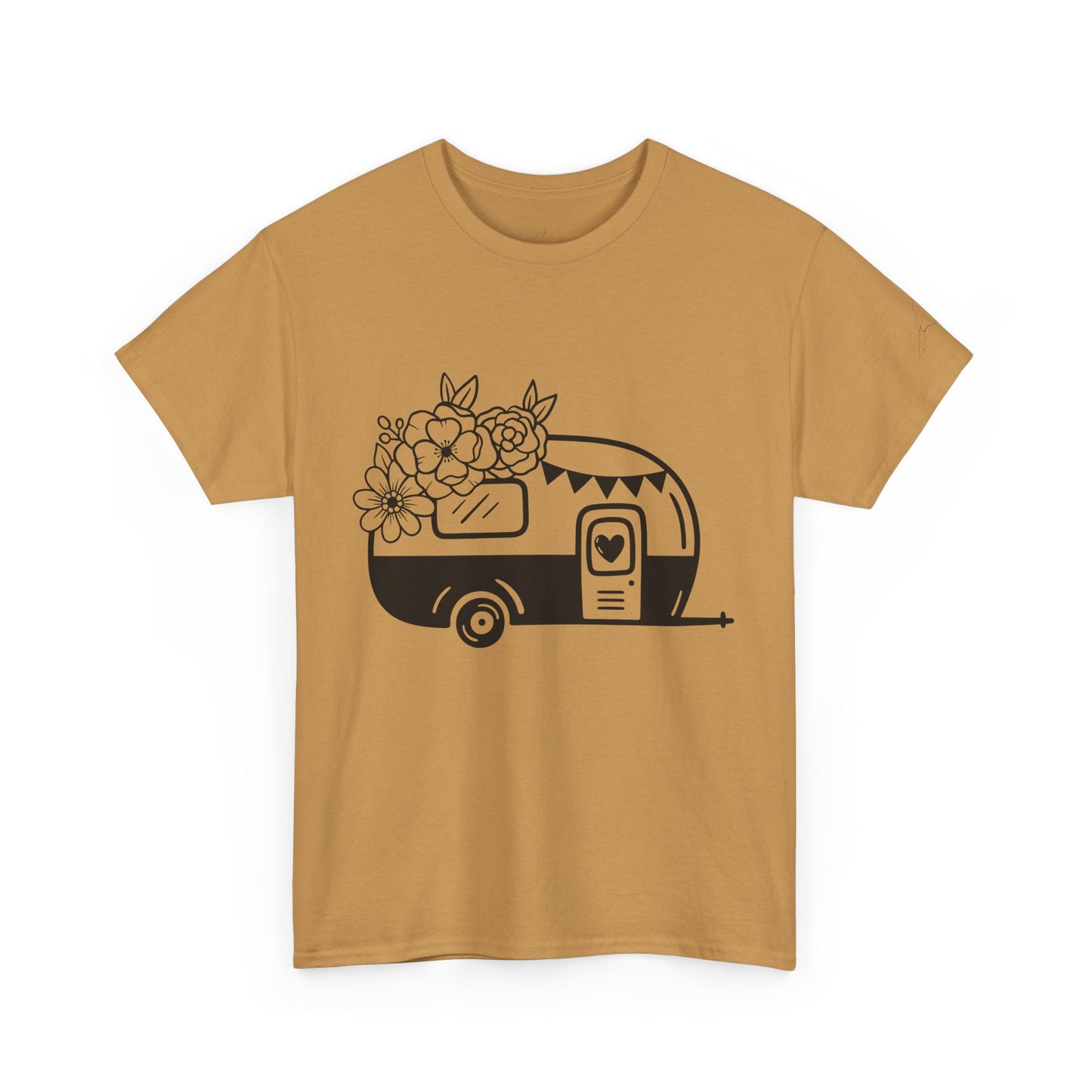 Floral Vintage Camper Tee