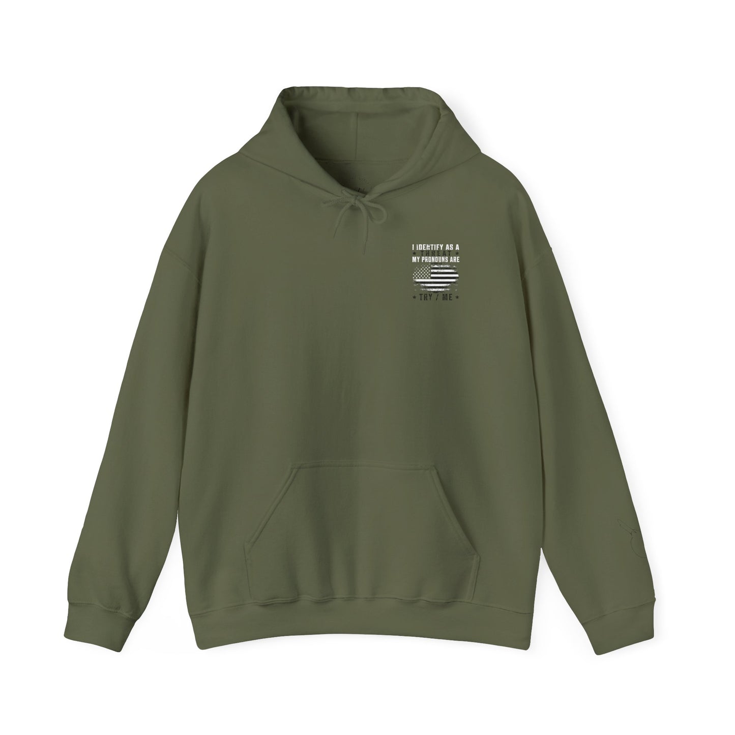 Identify As A Threat unisex hoodie