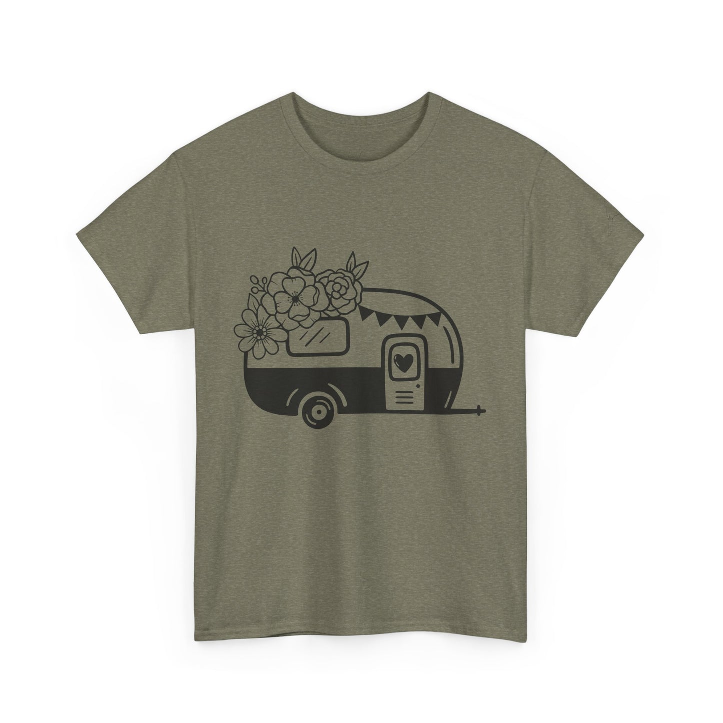 Floral Vintage Camper Tee
