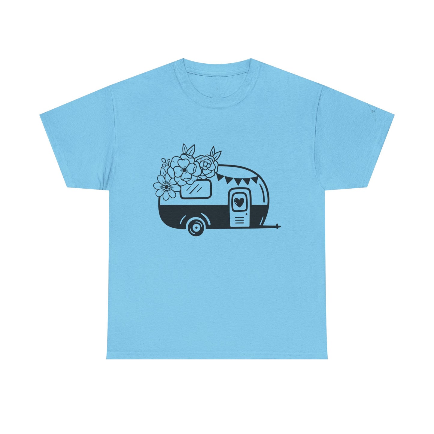 Floral Vintage Camper Tee