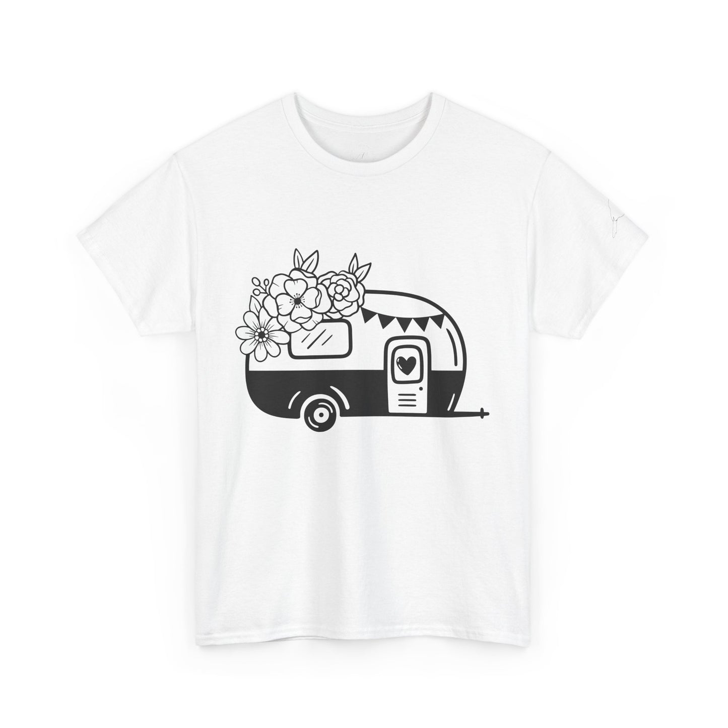Floral Vintage Camper Tee