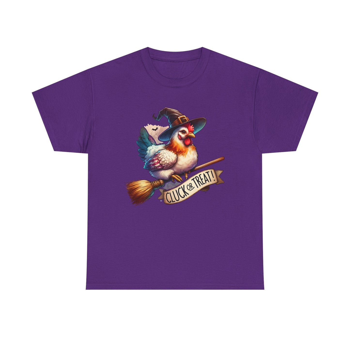 Cluck Or Treat Chicken Witch Tee