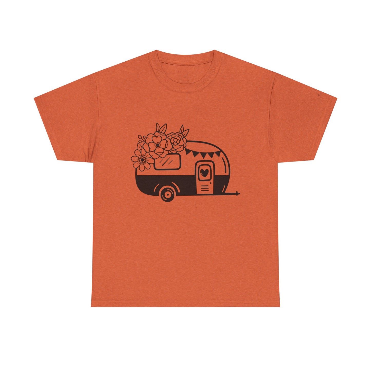 Floral Vintage Camper Tee