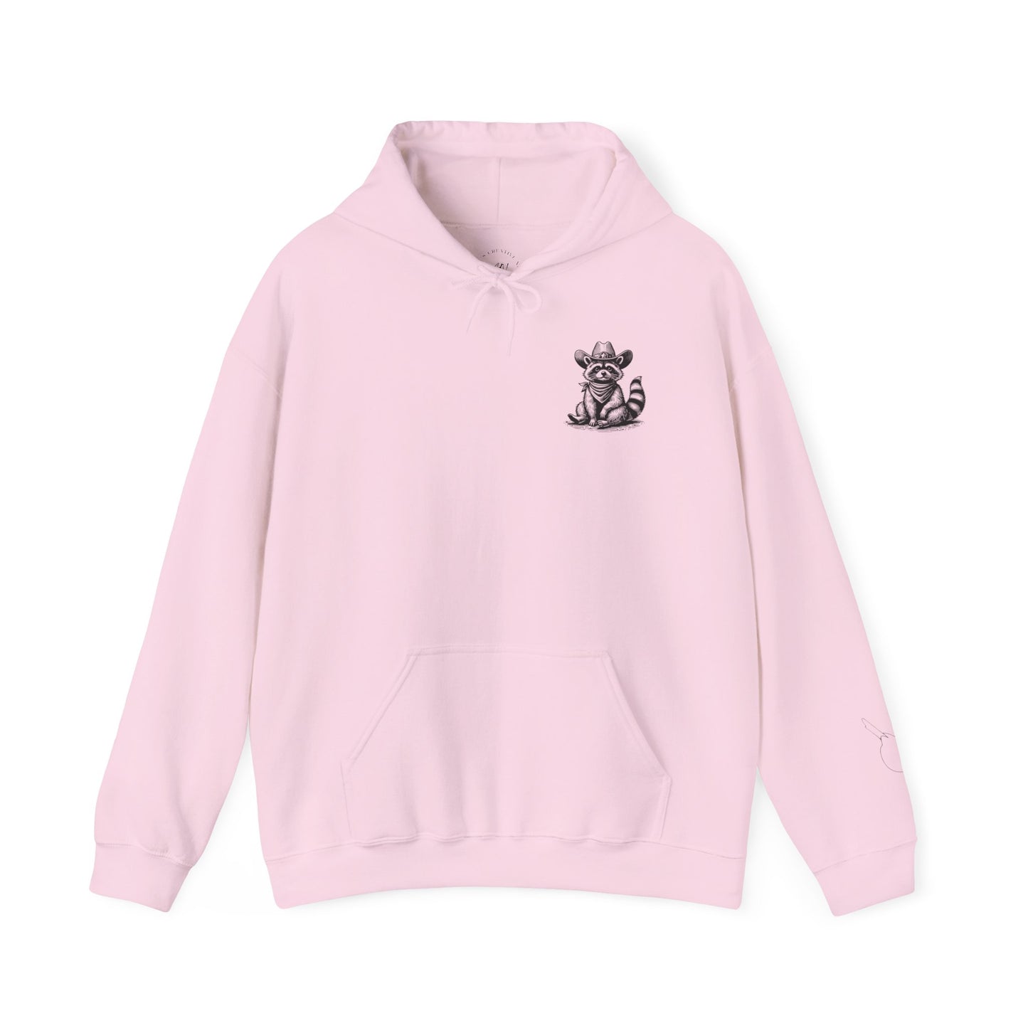 Cowboy Raccoon unisex hoodie