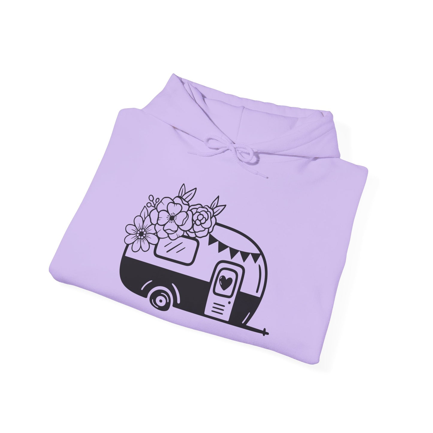 Floral Vintage Camper Hoodie