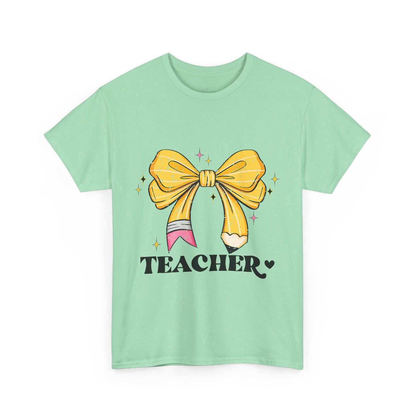 Teacher Pencil Bow unisex t-shirt