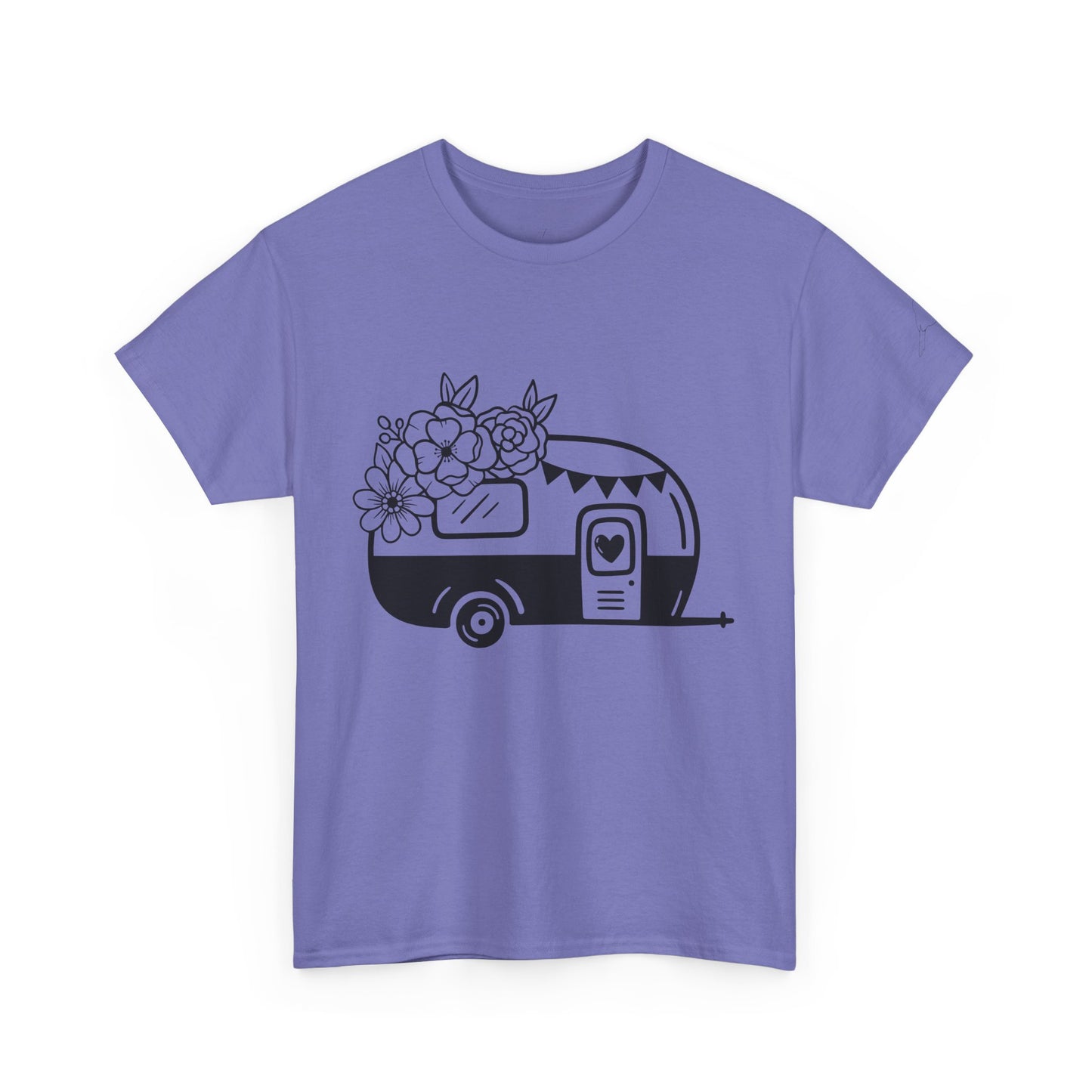 Floral Vintage Camper Tee