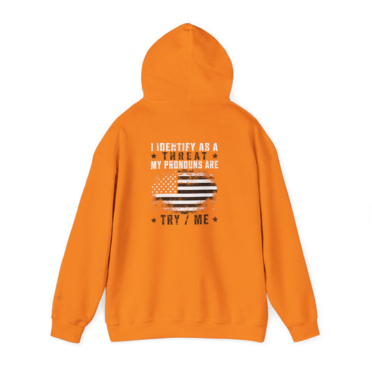 Identify As A Threat unisex hoodie