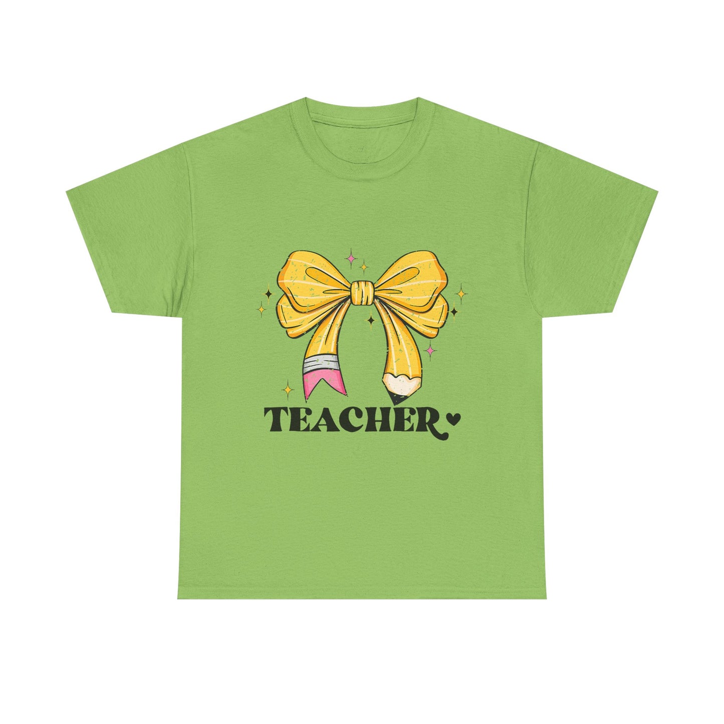 Teacher Pencil Bow unisex t-shirt