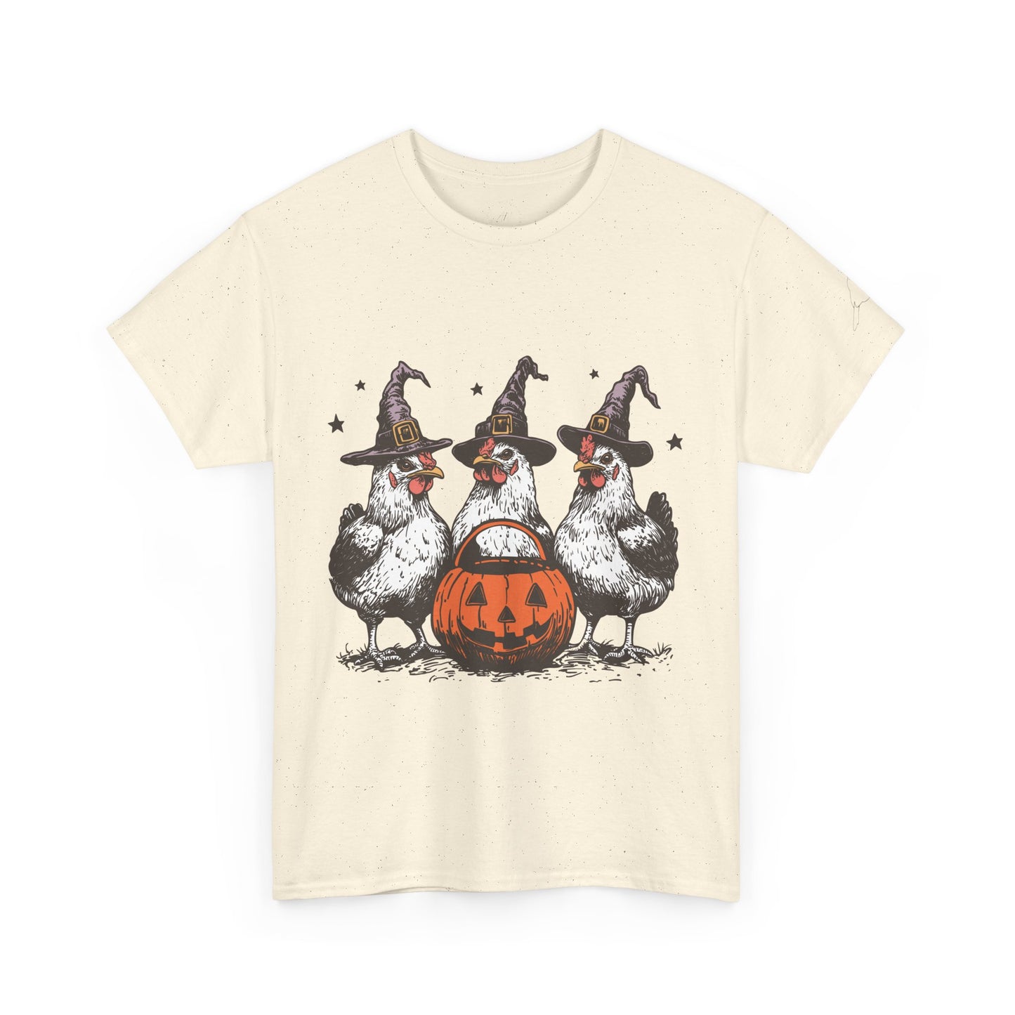 Halloween Witch Chickens Unisex Tee