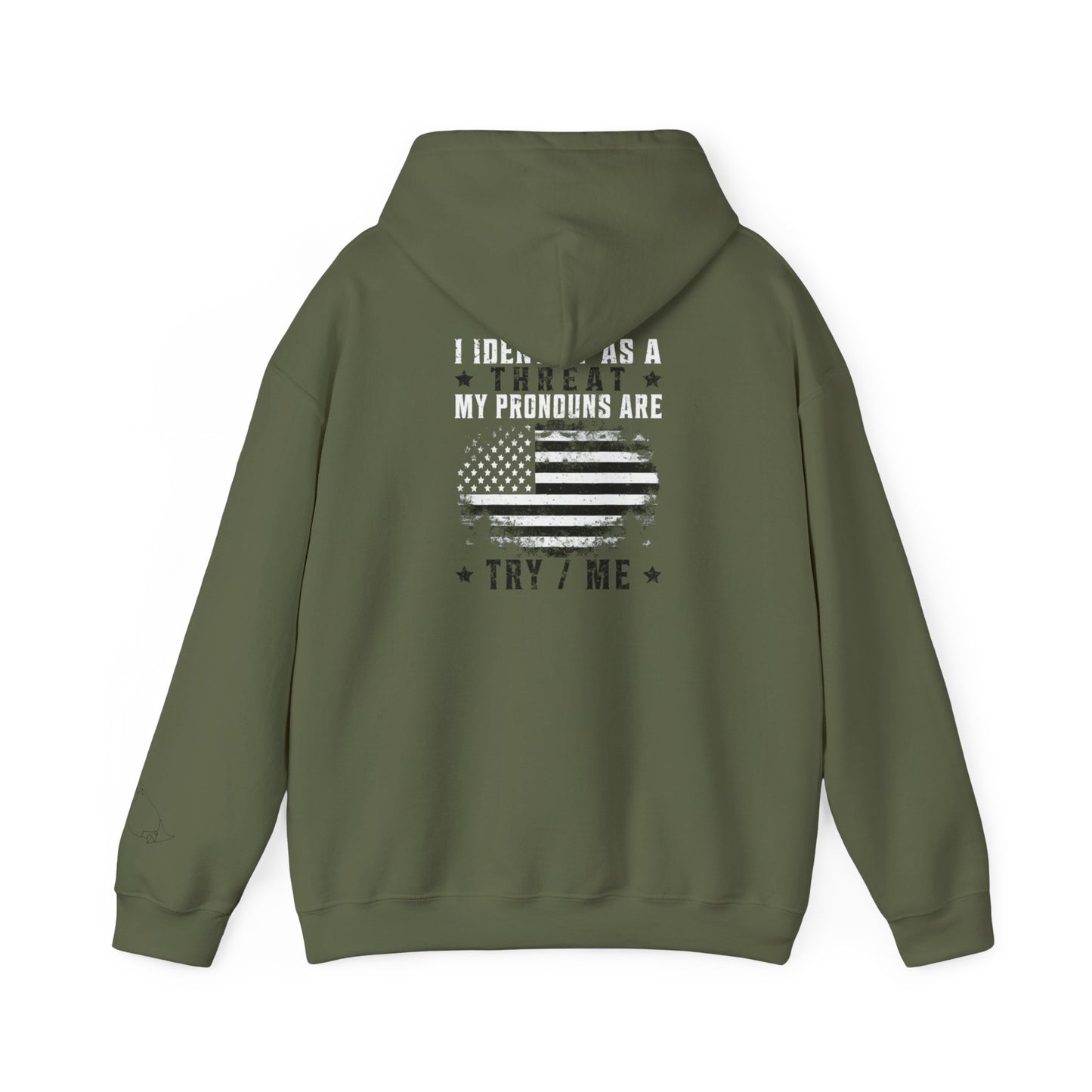 Identify As A Threat unisex hoodie