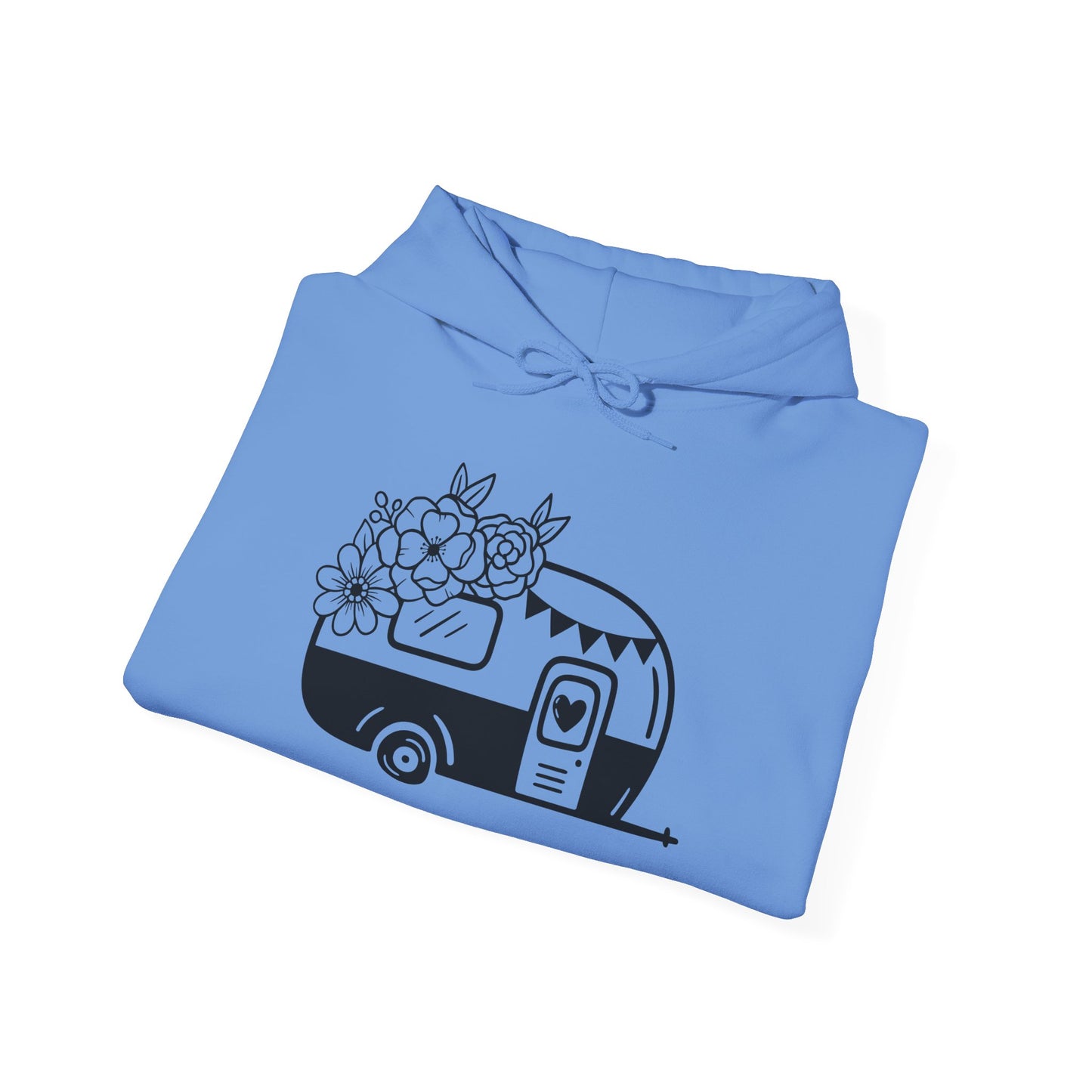 Floral Vintage Camper Hoodie