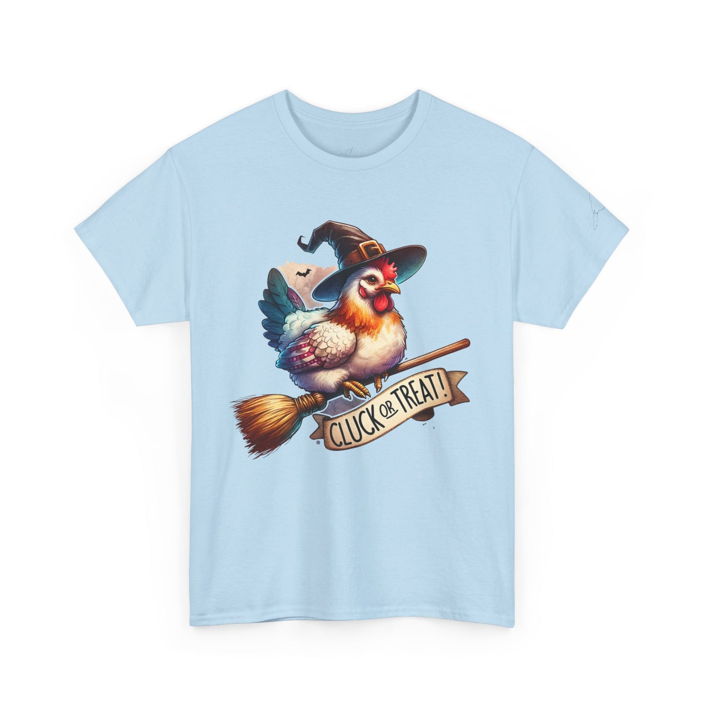 Cluck Or Treat Chicken Witch Tee