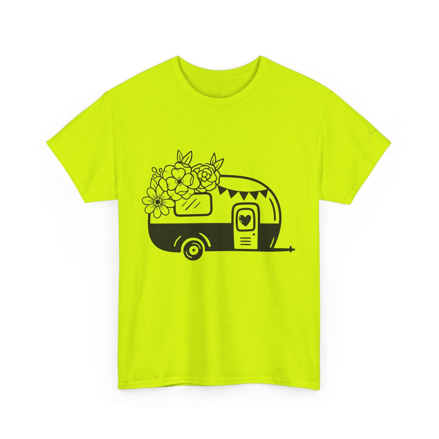 Floral Vintage Camper Tee