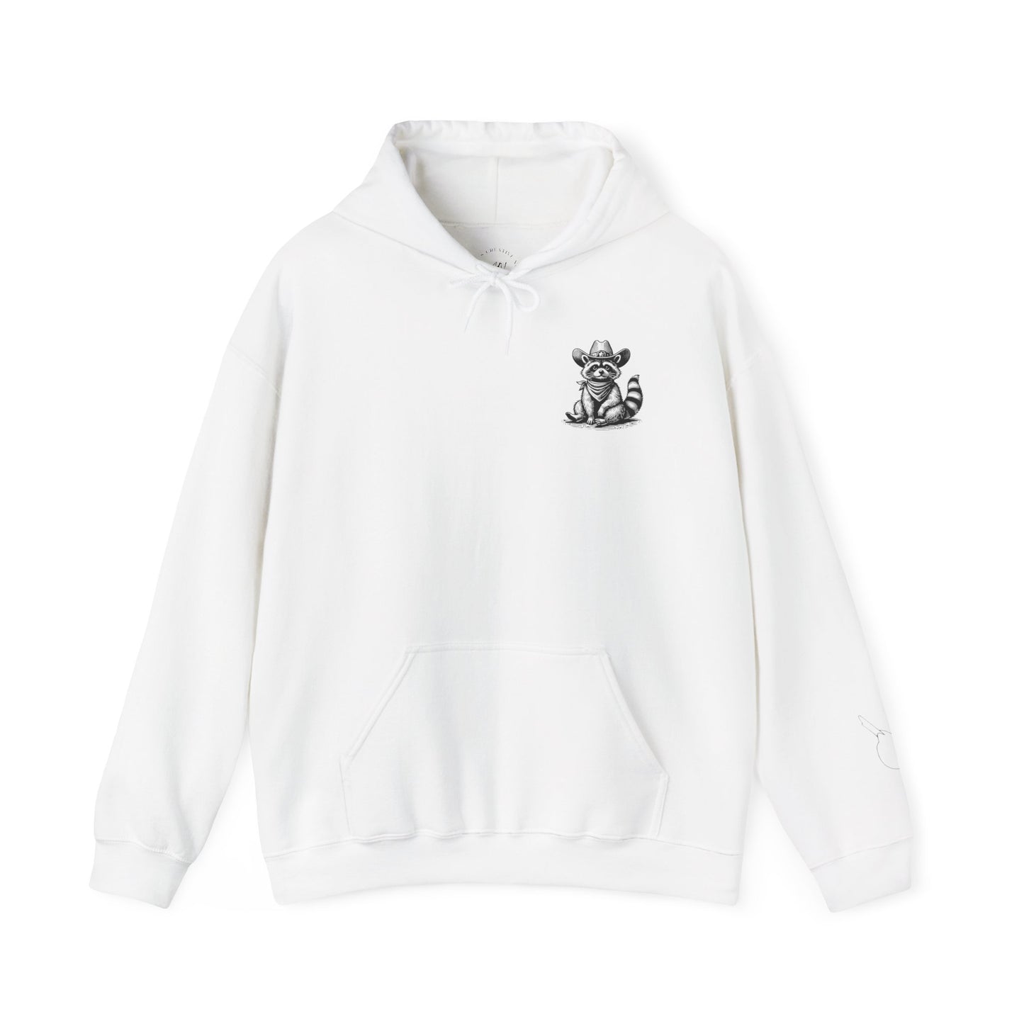 Cowboy Raccoon unisex hoodie