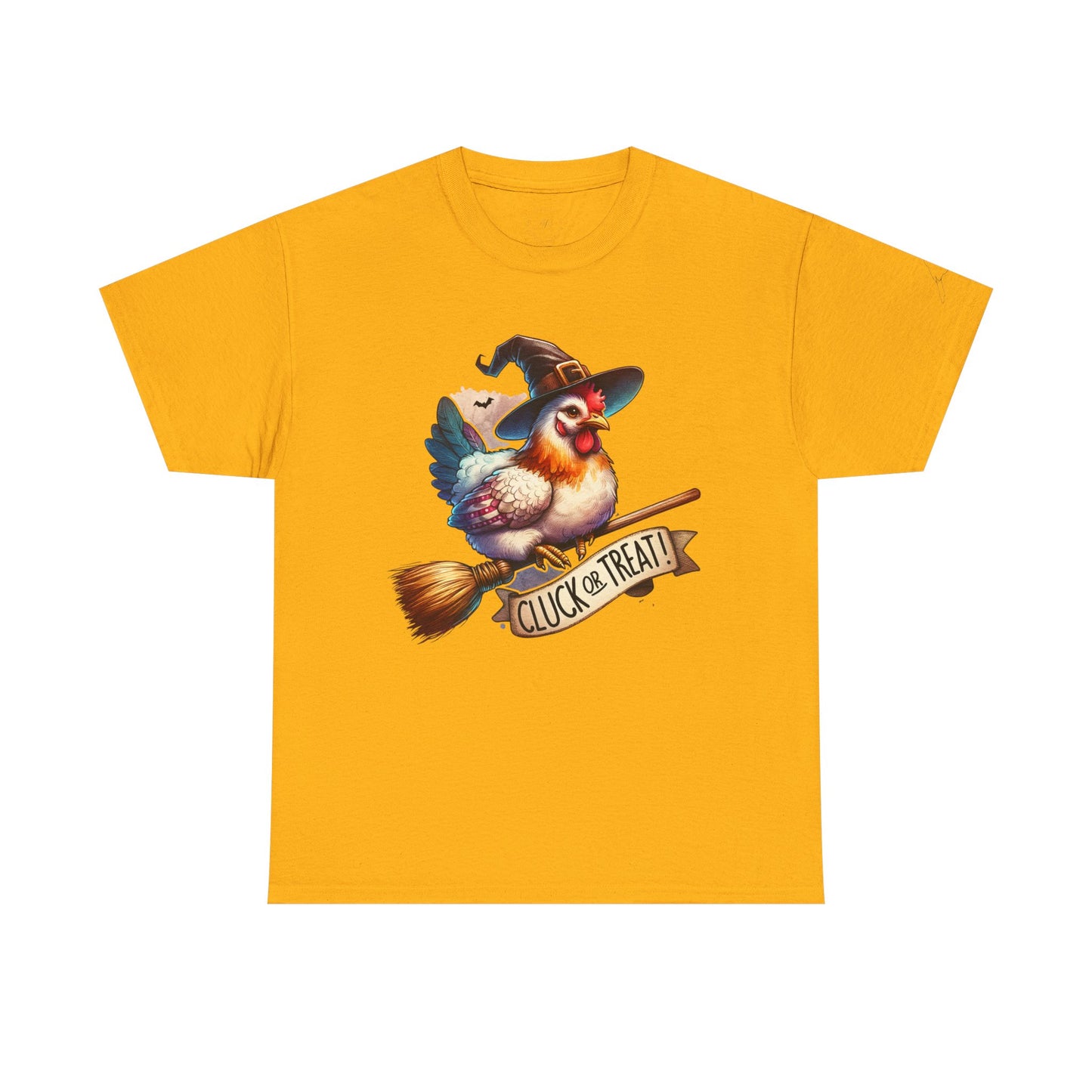 Cluck Or Treat Chicken Witch Tee