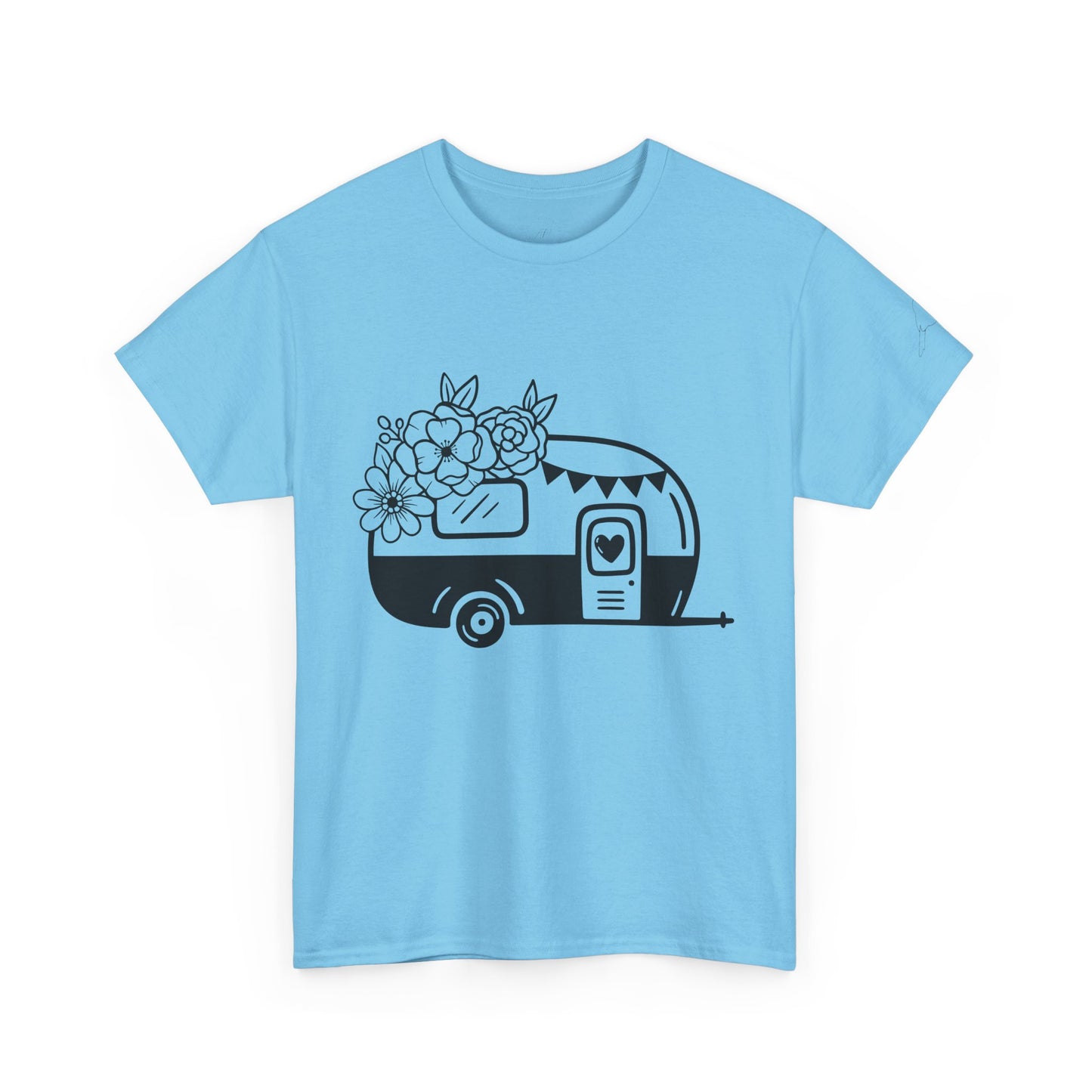 Floral Vintage Camper Tee