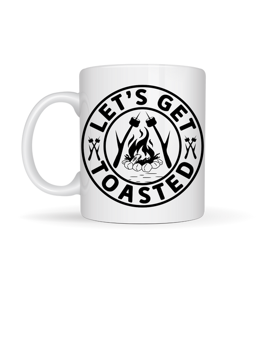 Let's Get Toasted 15oz ceramic mug